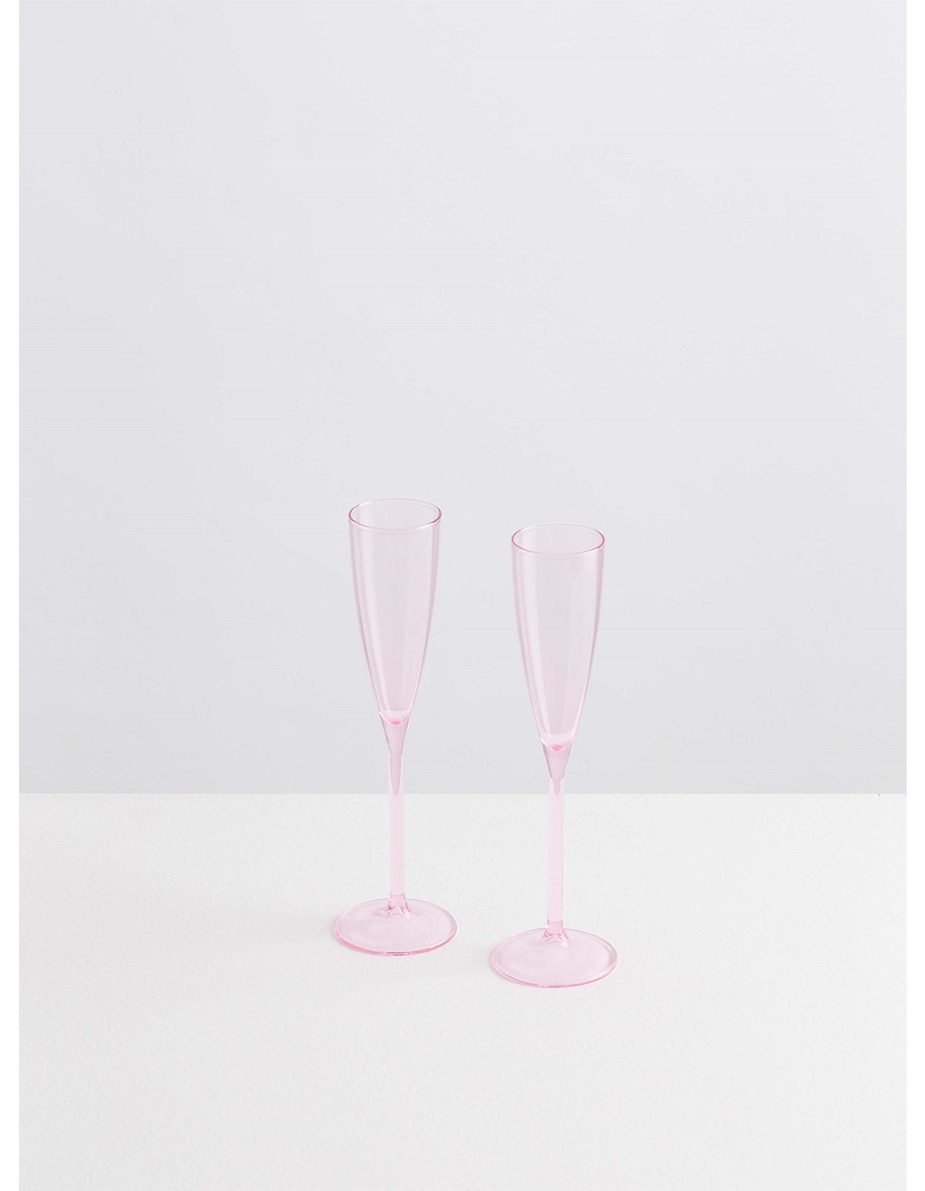 Maison Balzac Champagne Flute Set Of 2 Pink David Jones