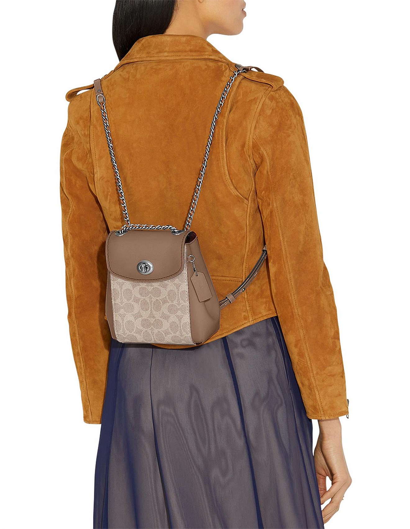 Coach Parker Convertible Backpack 16 In Signature Canvas David Jones