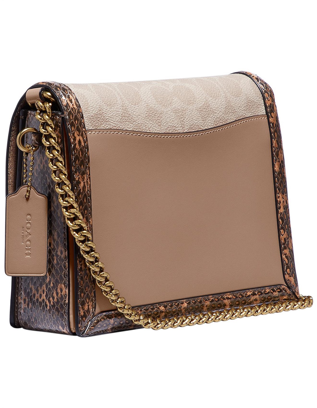 Coach Hutton Shoulder Bag In Signature Canvas David Jones