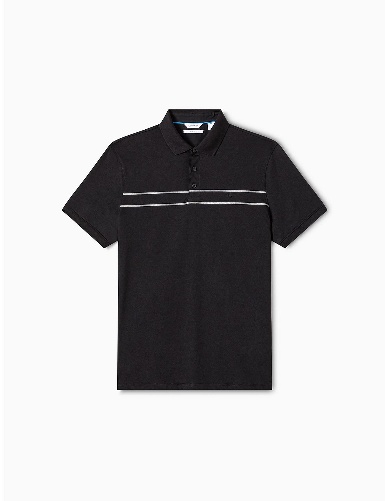 Calvin Klein Sportswear Ss Solid Engin Stripe Self Collar Polo David
