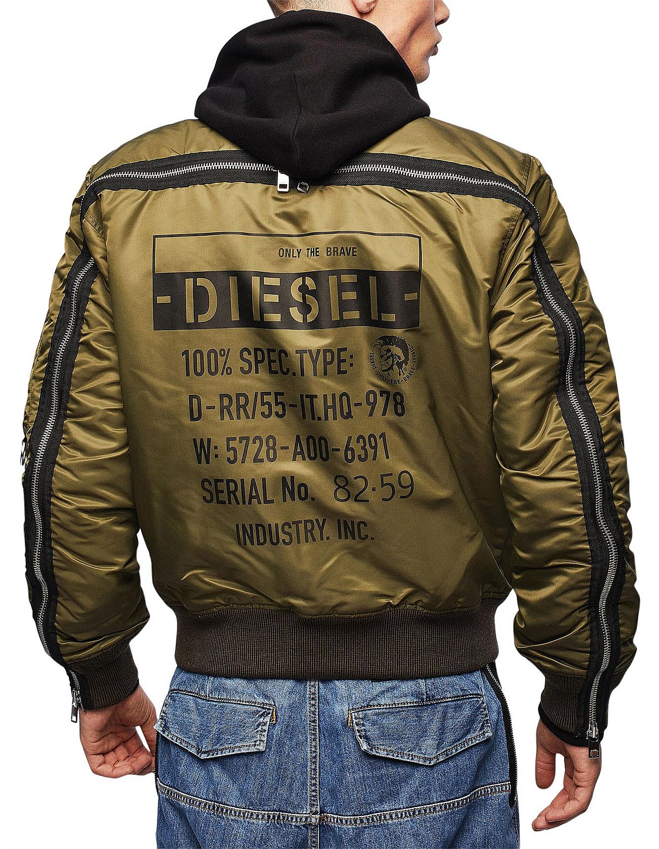 Denim Jackets Diesel Lederjacke Only The Brave Diesel J-marten
