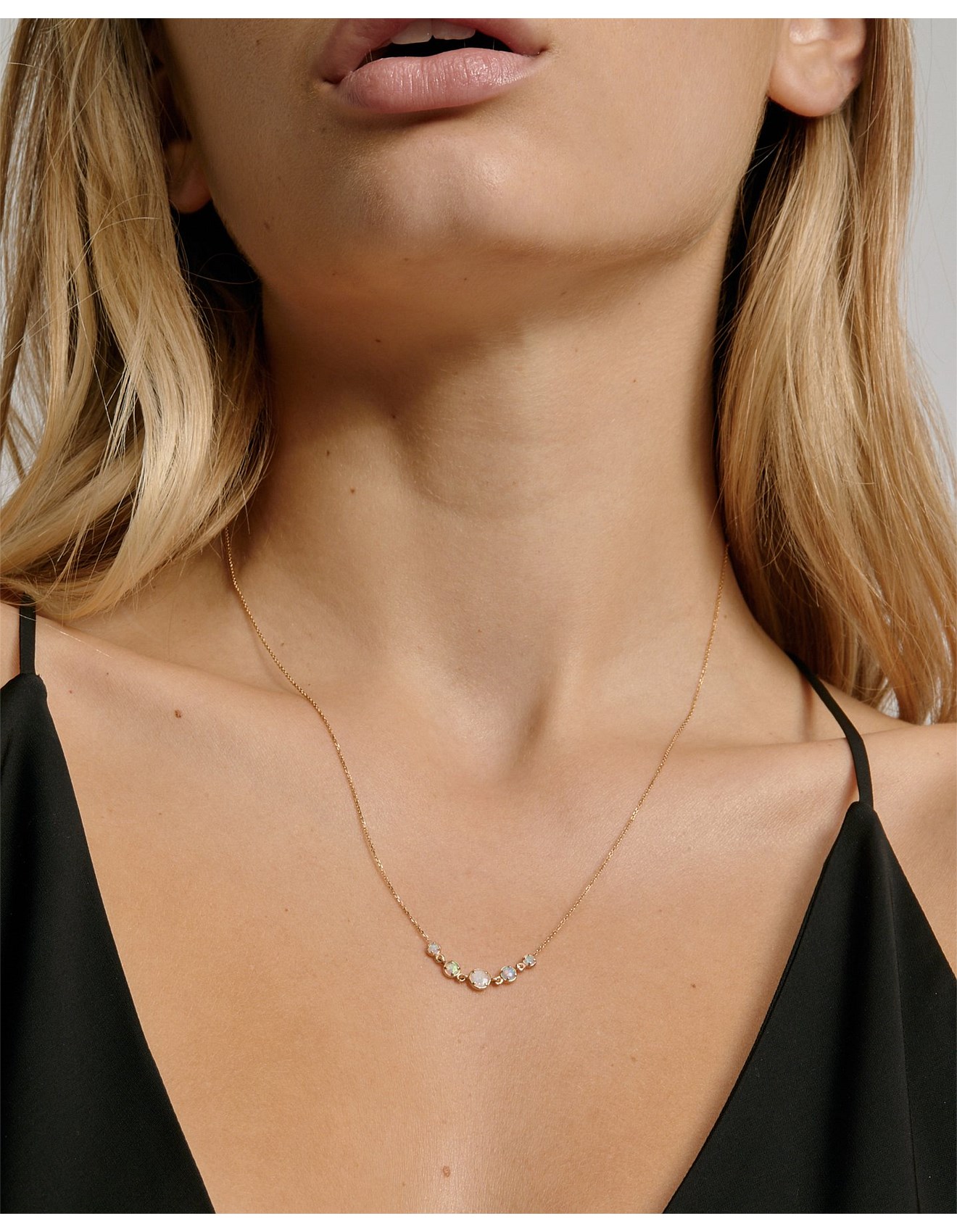 Sarah Sebastian Chroma Opal Chain Necklace David Jones