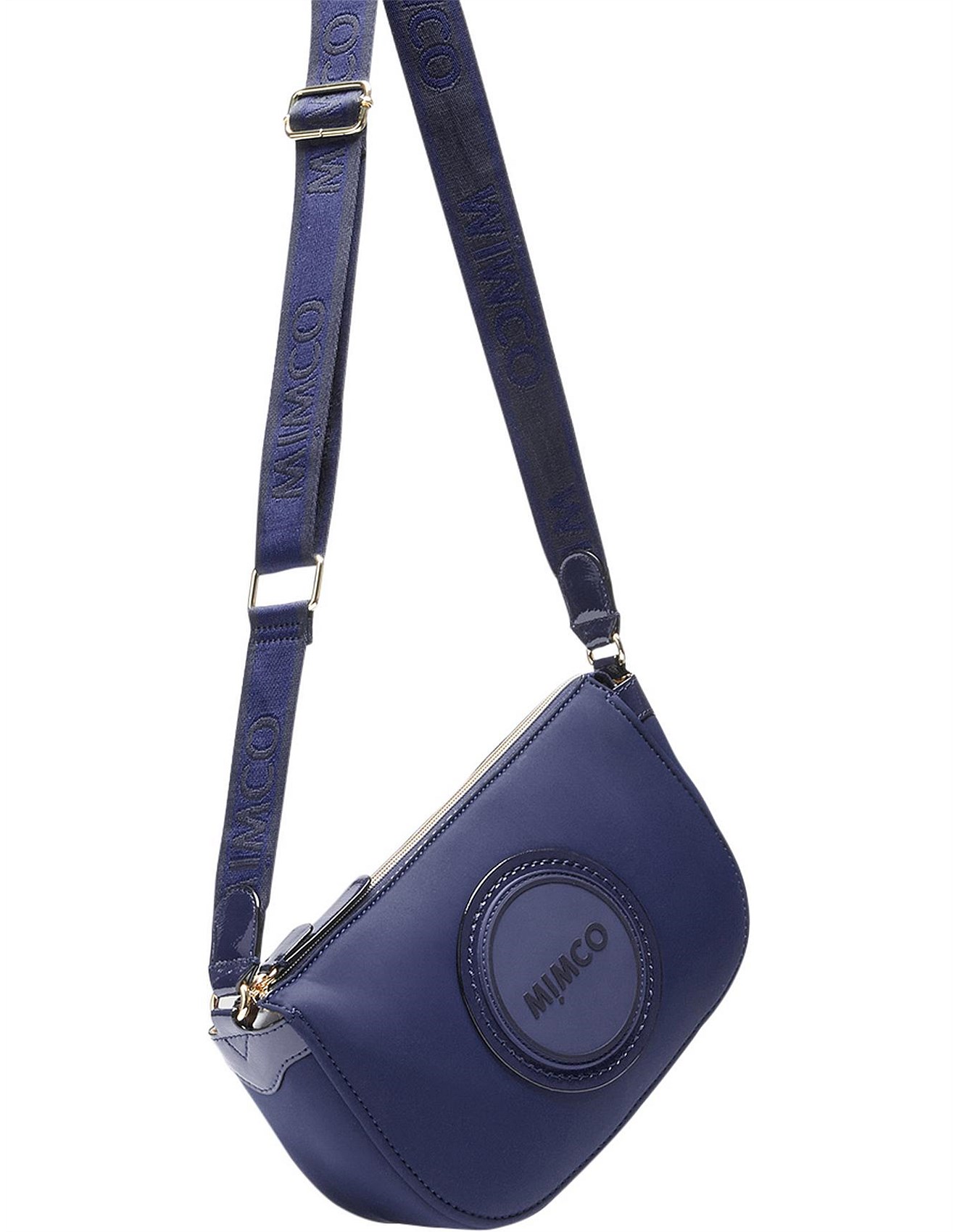 Mimco Serenity Navy Cross Body Bag David Jones