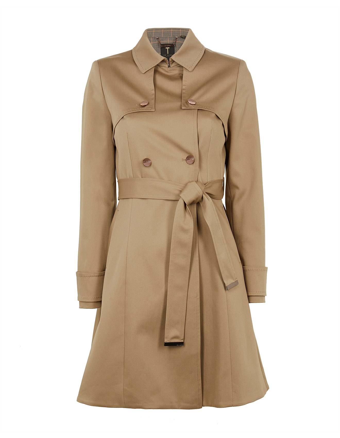 Ted Baker Pandura Fitted Mac Coat David Jones