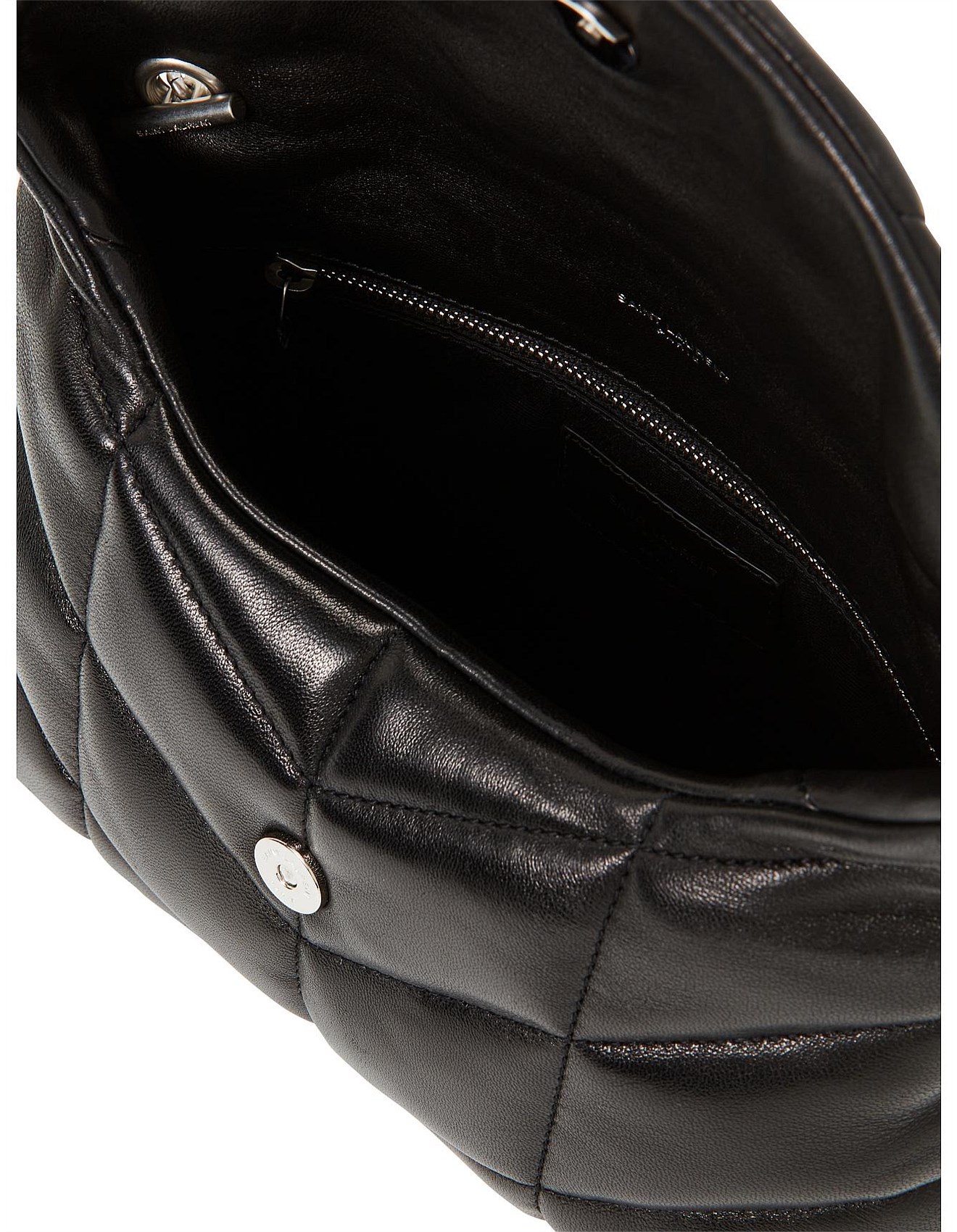 Saint Laurent Puffer Toy Bag In Quilted Lambskin David Jones