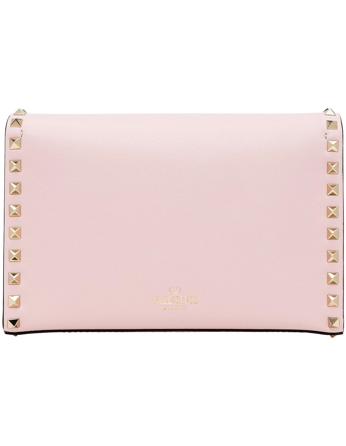 Valentino Valentino Garavani Rockstud Small Leather Shoulder Bag In Rose David Jones