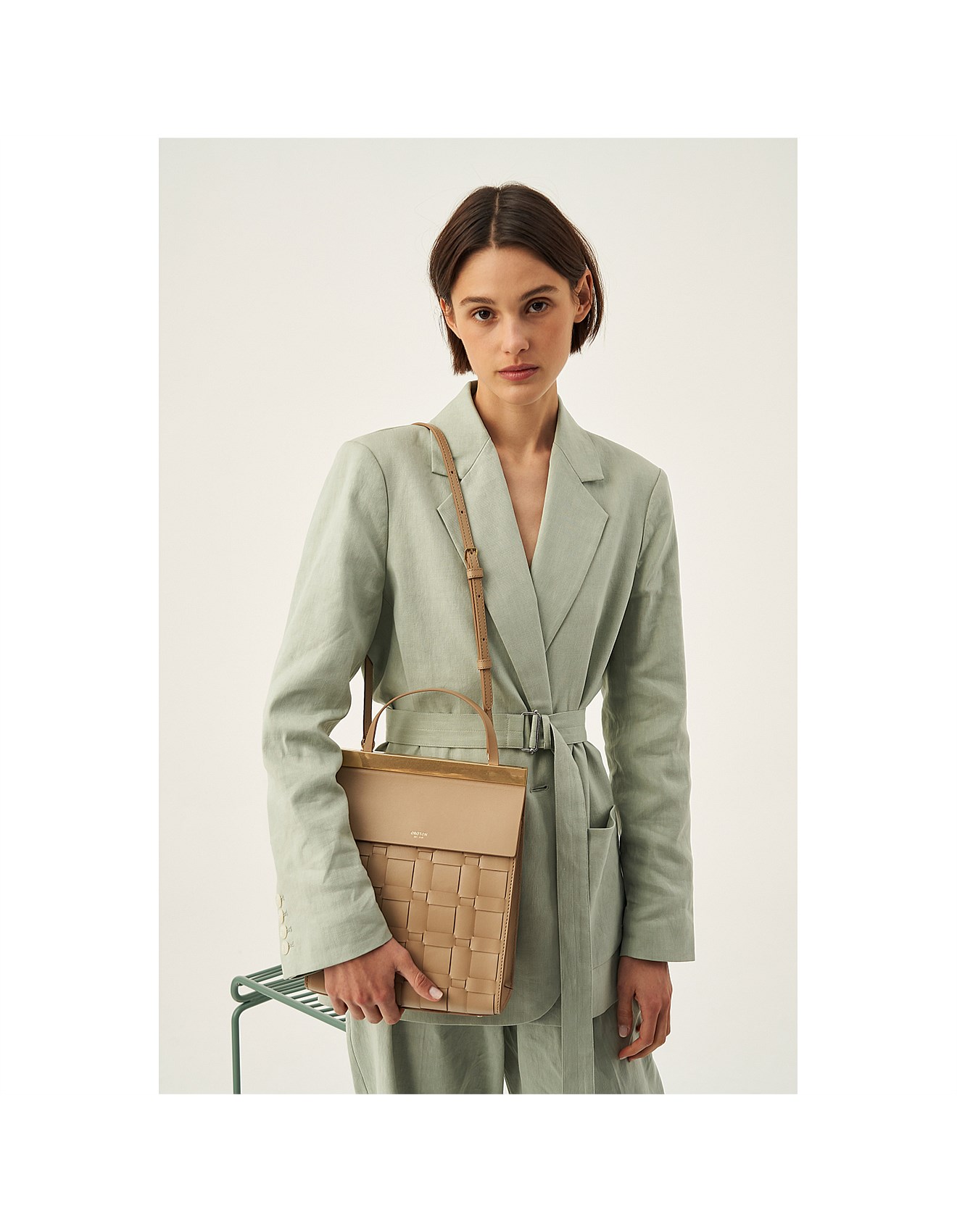 Oroton Jerome Woven Day Bag David Jones