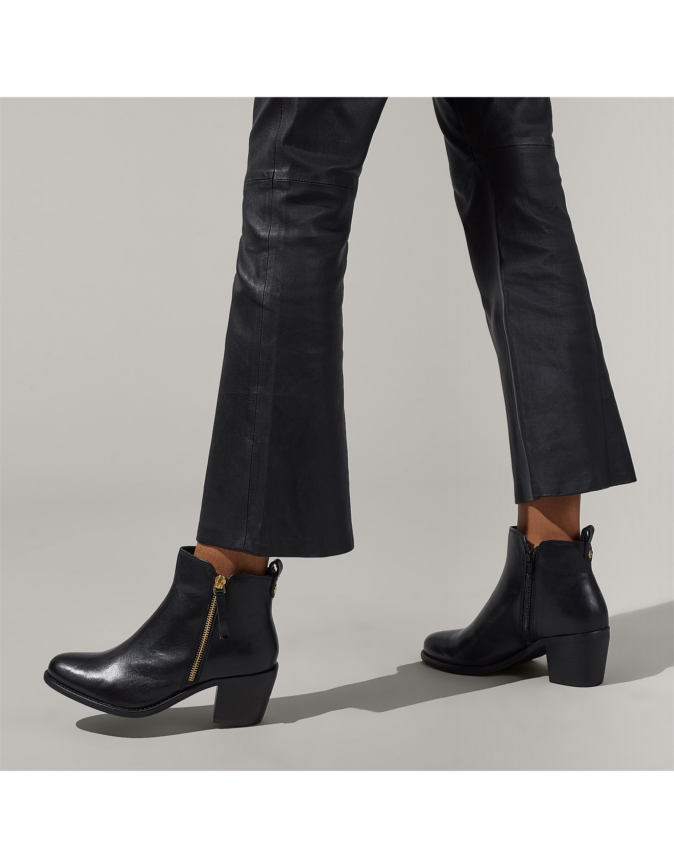 Carvela Kurt Geiger Secil Black Ankle Boots David Jones