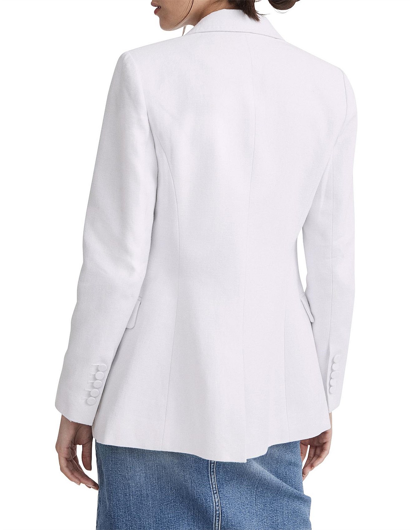 witchery white blazer