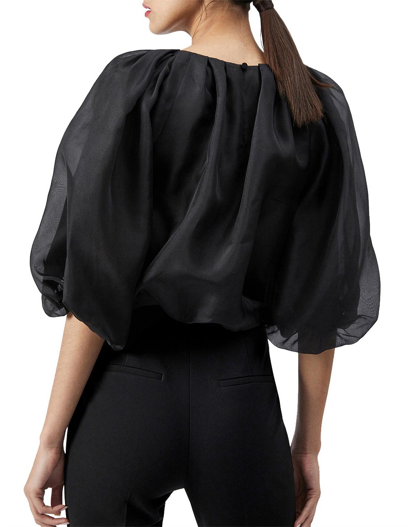 Witchery silk organza blouse Clearance