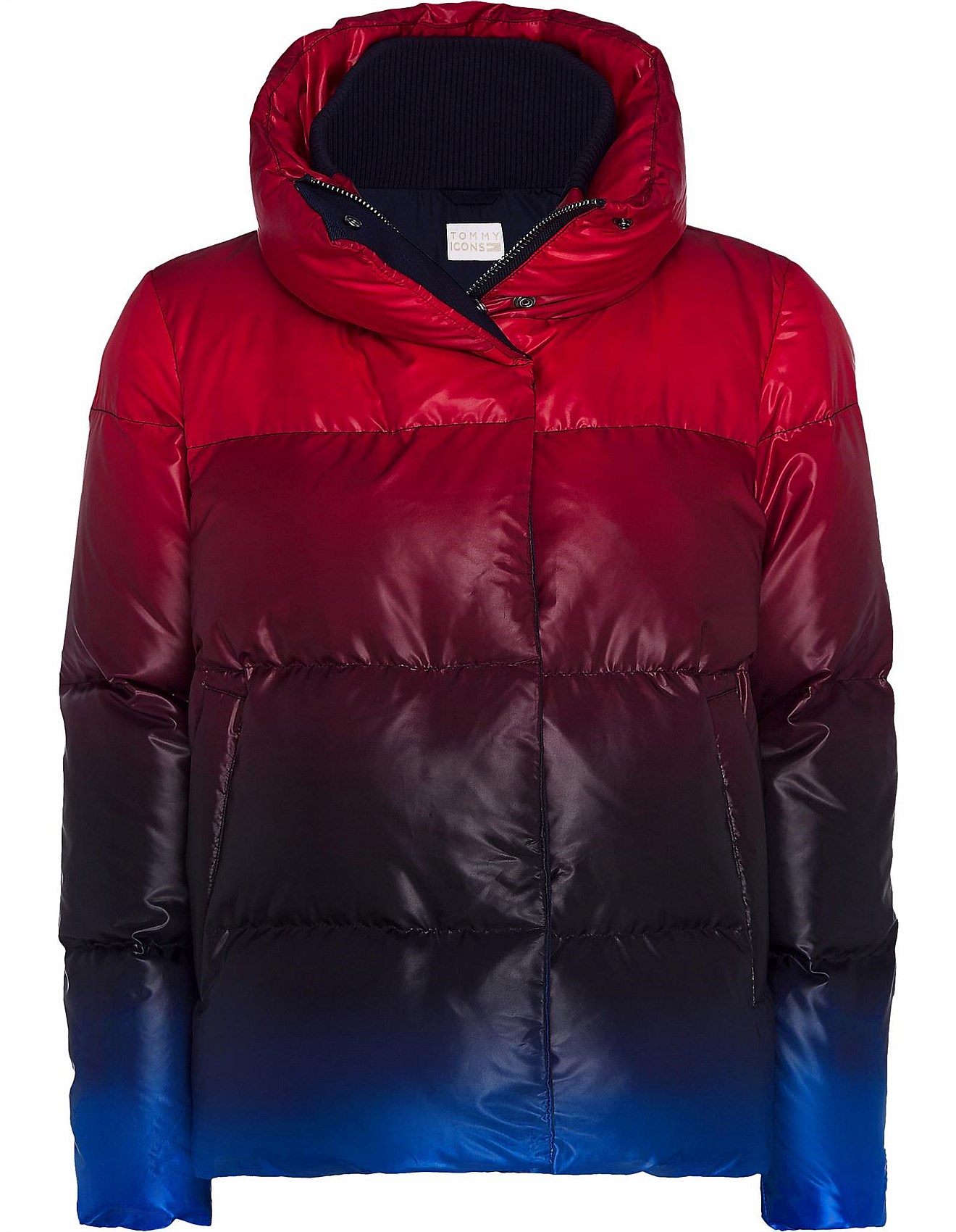 Tommy Hilfiger Icon Ombre Printed Down Jacket David Jones