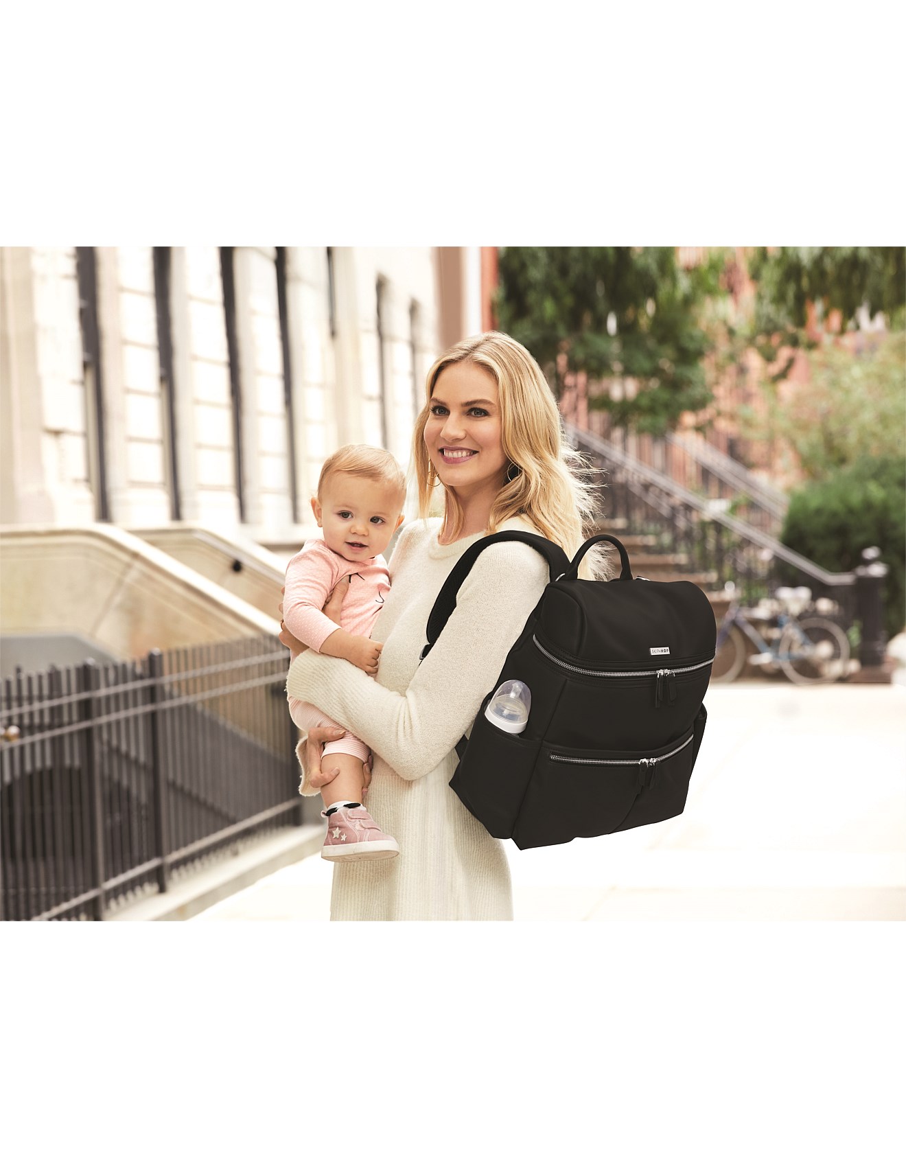 skip hop flatiron diaper backpack