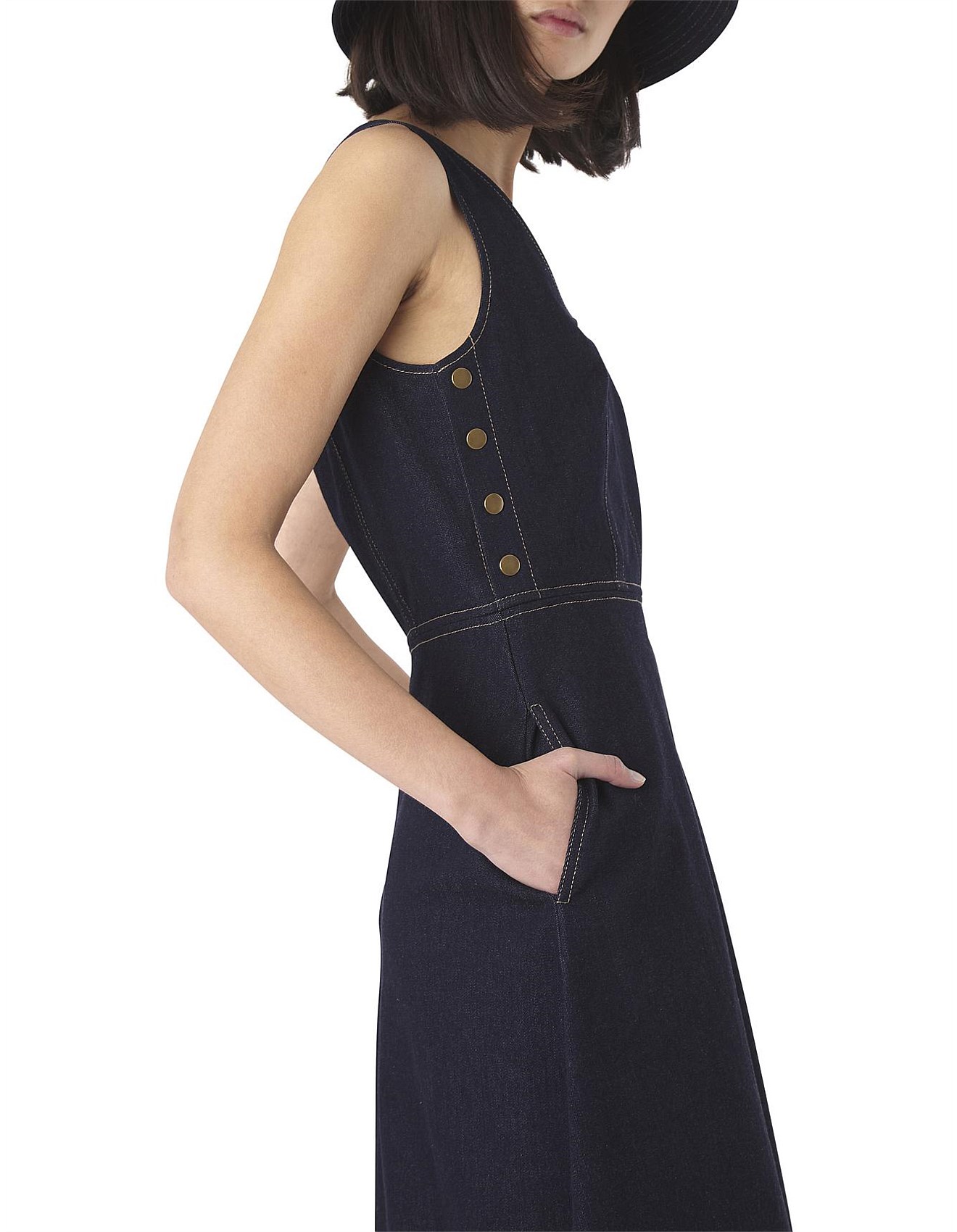 david jones denim dress
