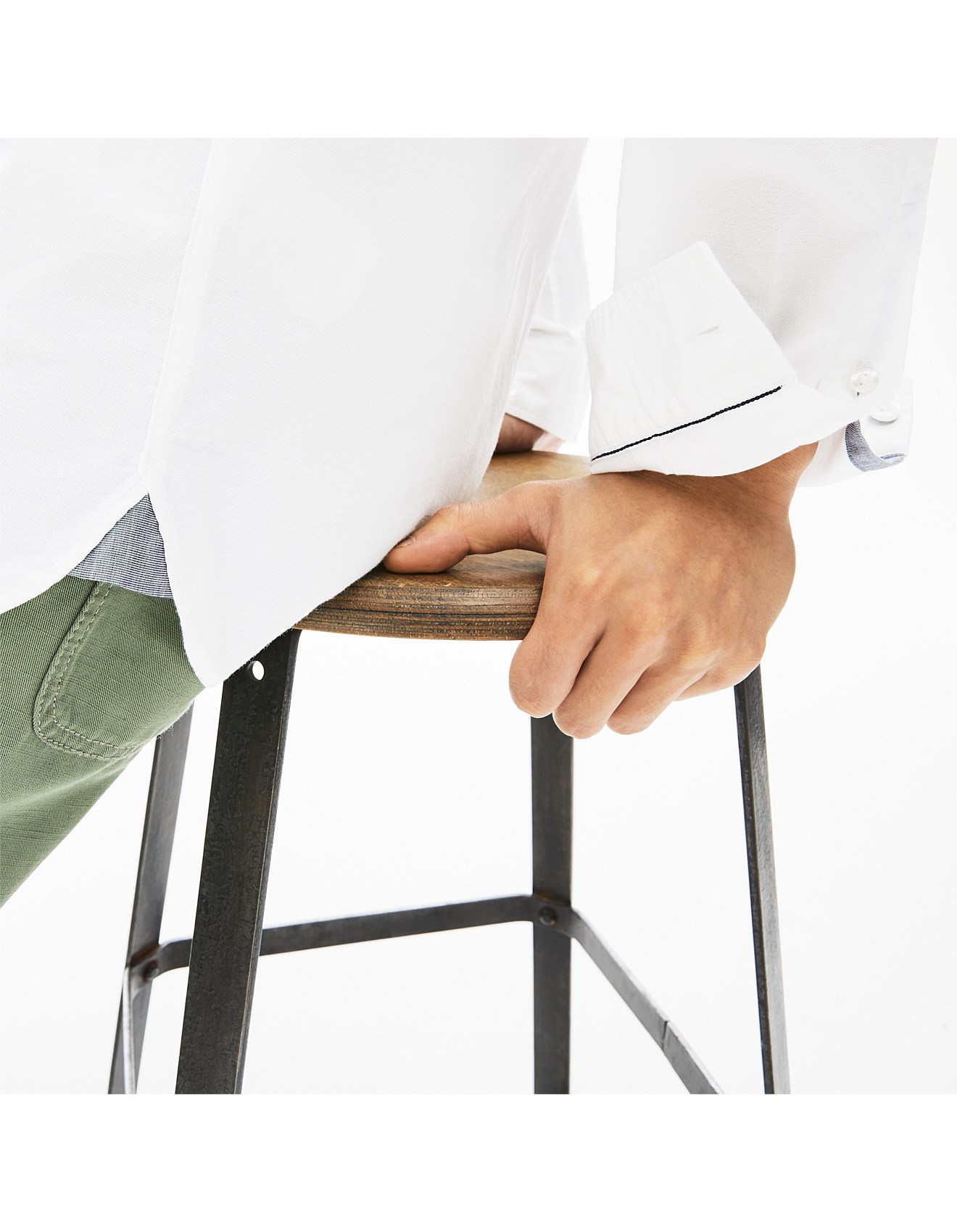 Lacoste Slim Stretch Oxford David Jones