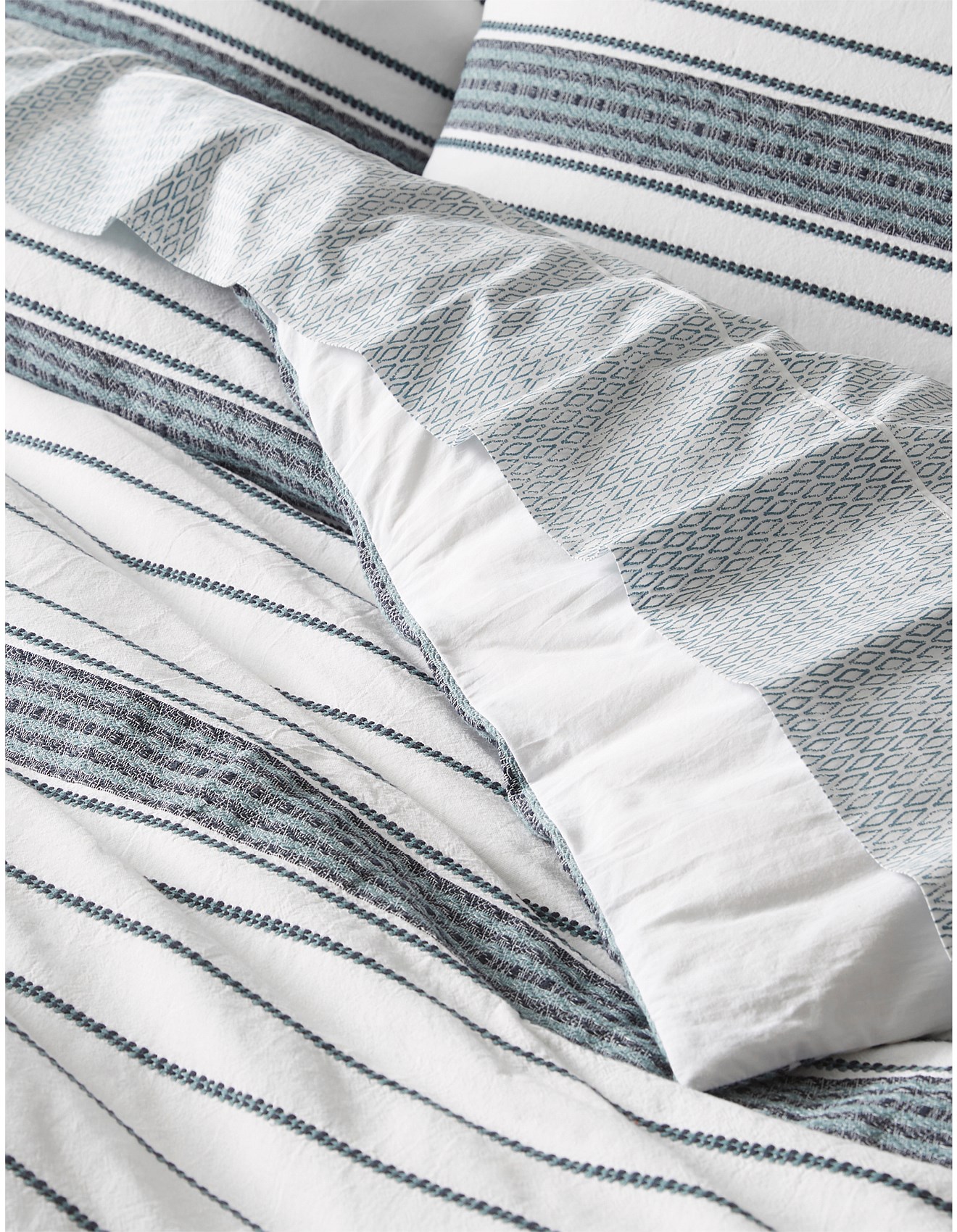 Cotton House Lemnos Super King Bed Quilt Cover David Jones