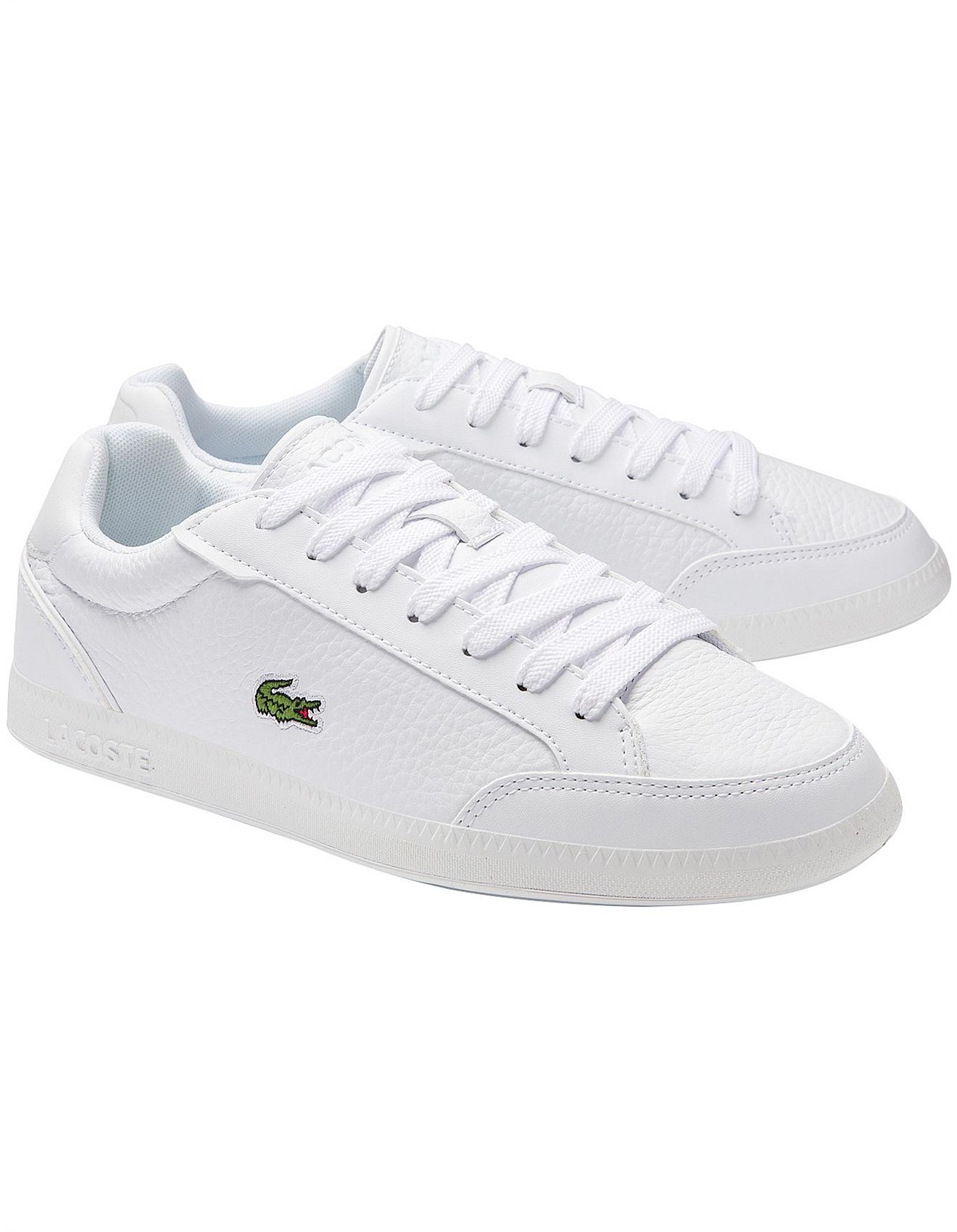 lacoste riberac leather trainers