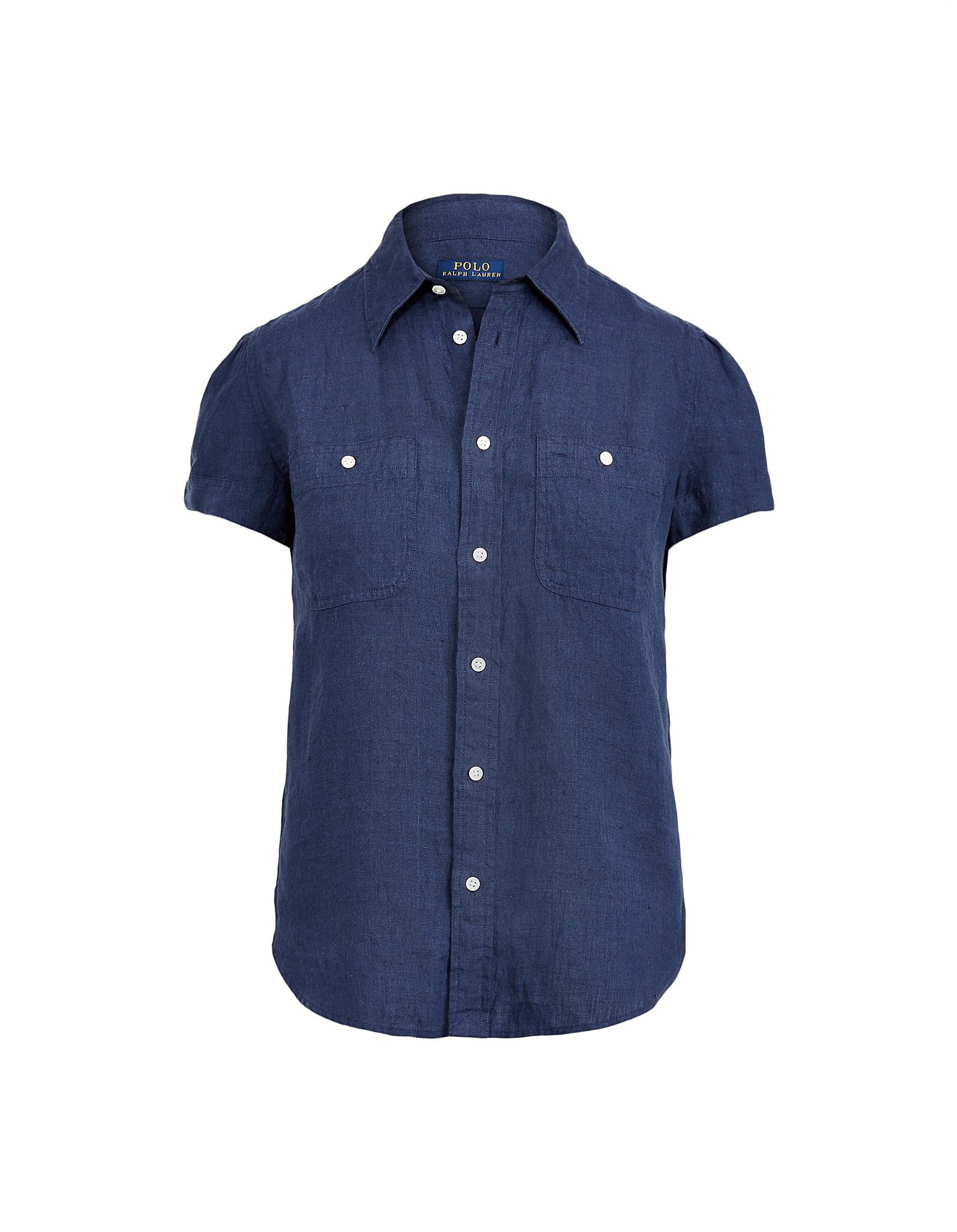 Polo Ralph Lauren Linen Short-sleeve Shirt David Jones