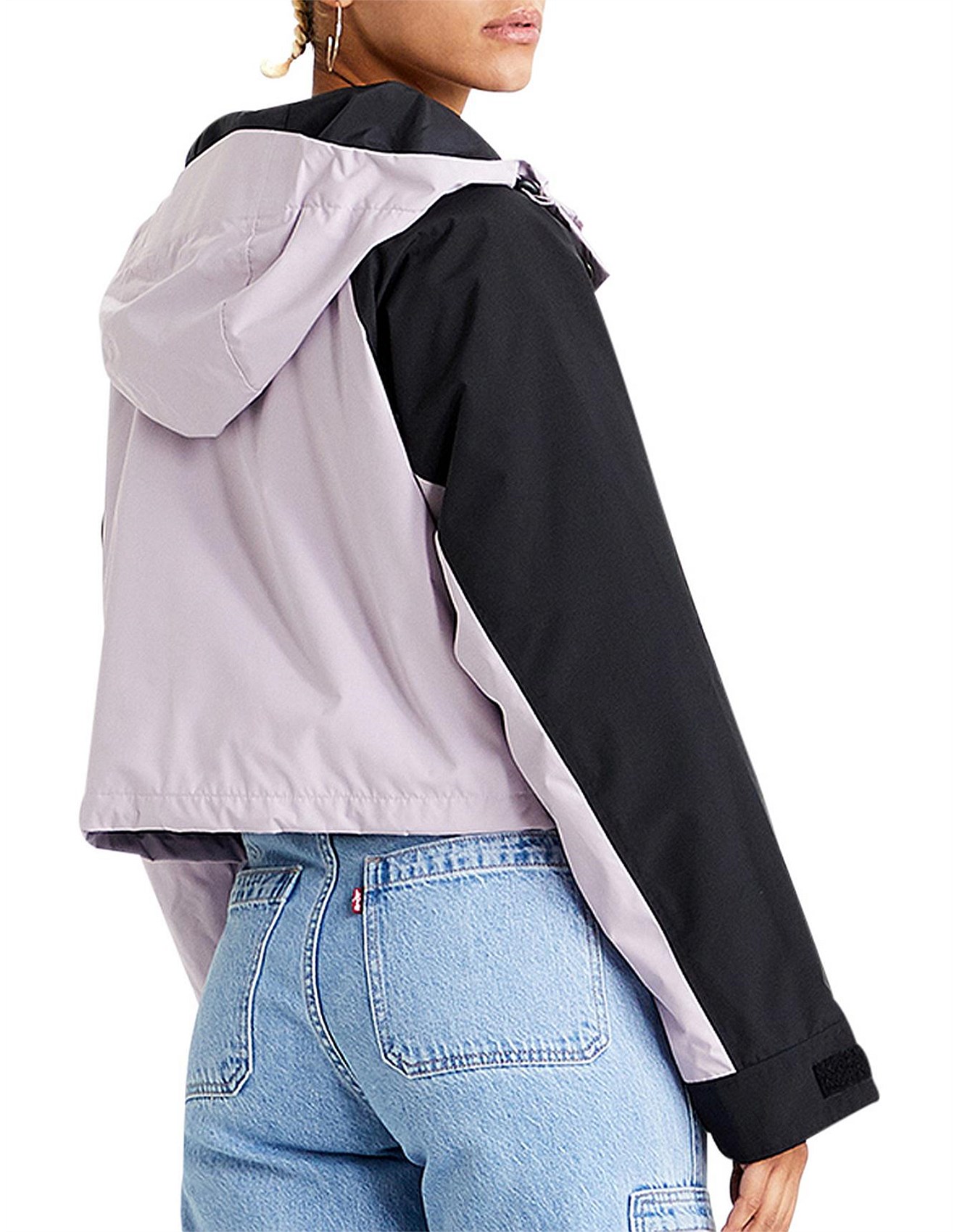 cropped shell jacket