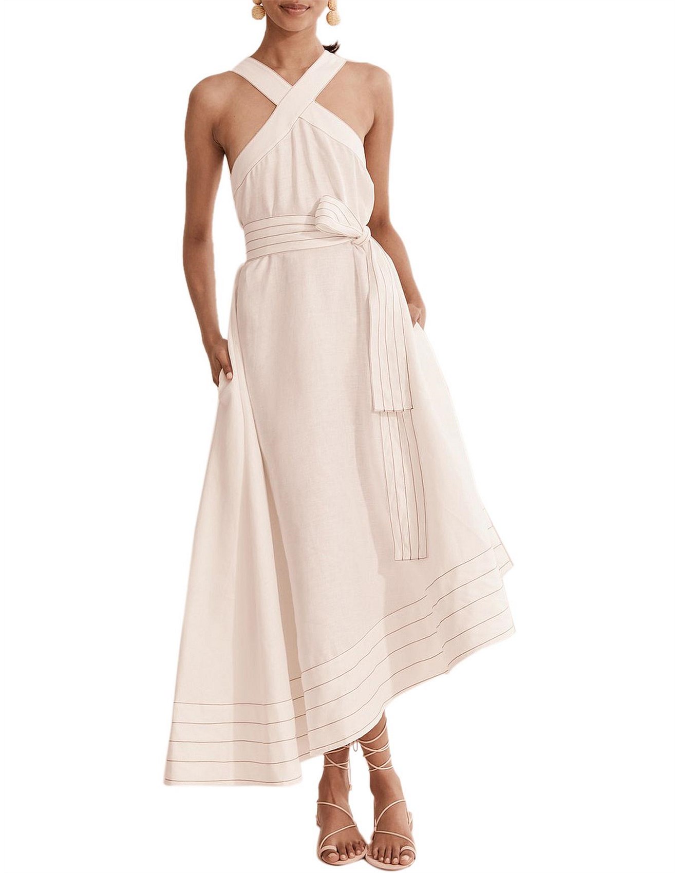 Country road asymmetric maxi dress Clearance