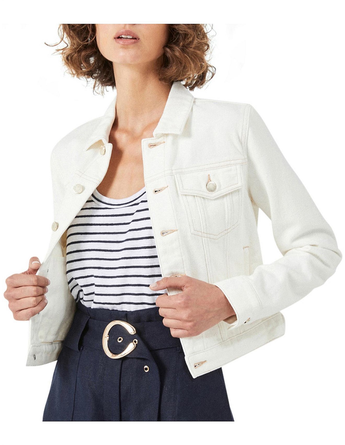 witchery moss denim jacket