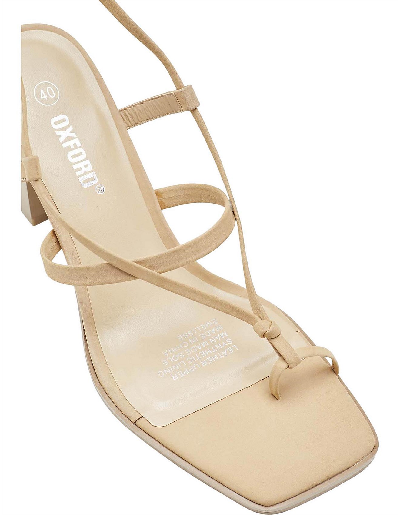 Oxford Emelisse Knot Toe Heel David Jones