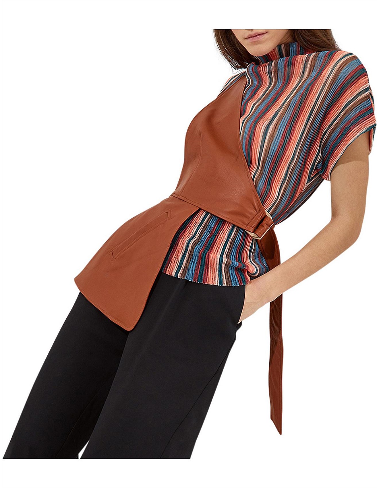 Women's Tops Sale | Women's Shirts Sale | David Jones - Stripe S/S Top