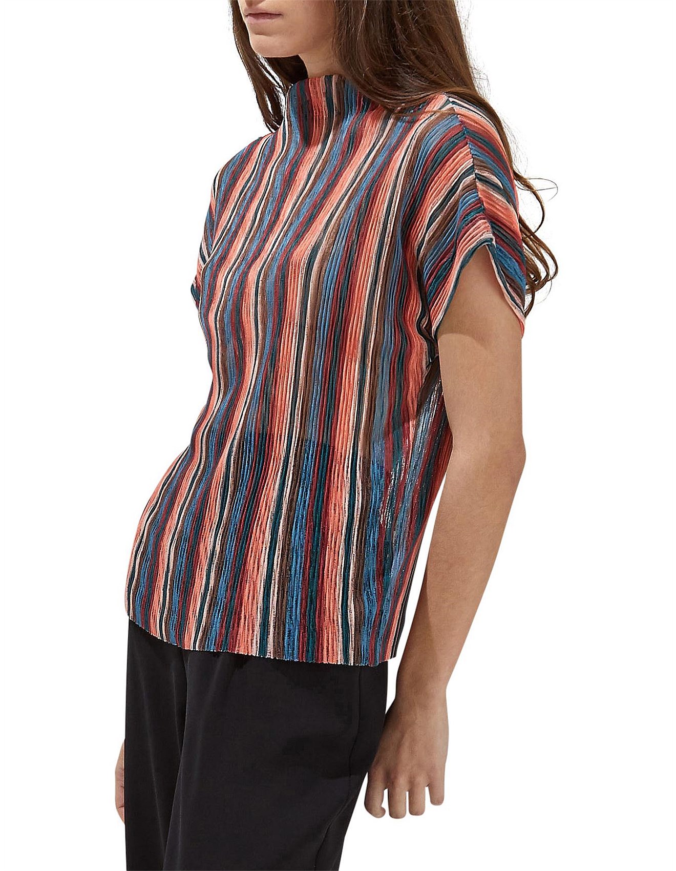 Women's Tops Sale | Women's Shirts Sale | David Jones - Stripe S/S Top