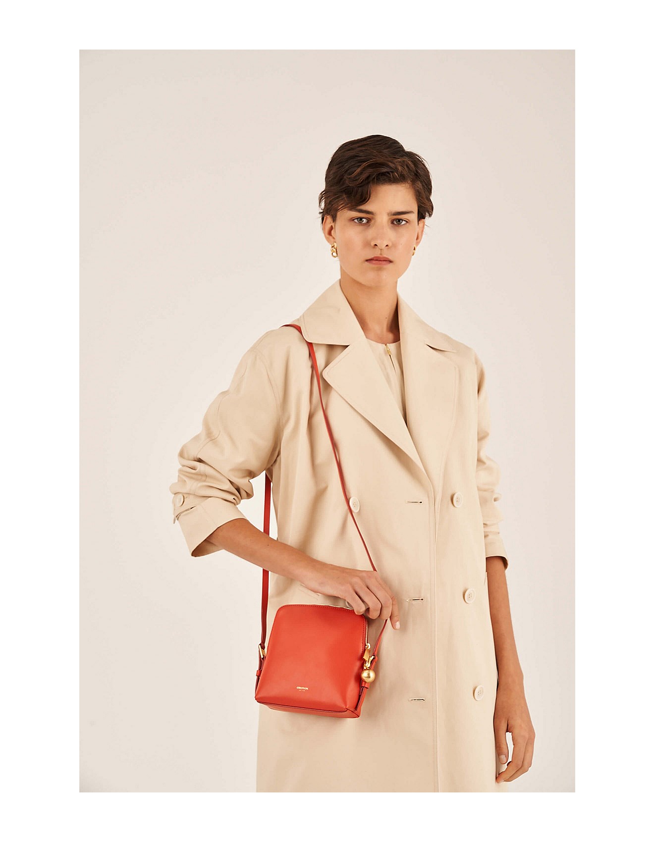 Oroton Willow Square Crossbody David Jones