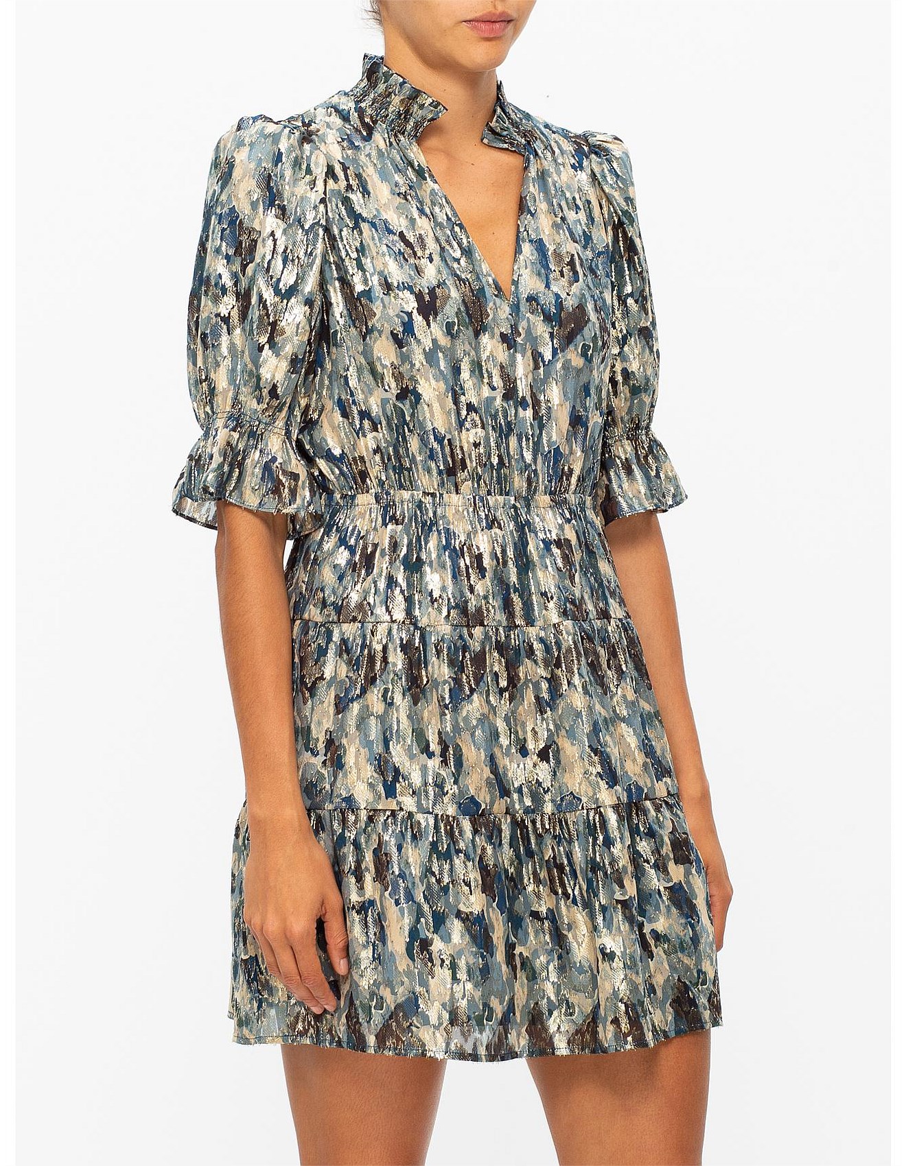 ワンピース andmarry Donna gather mini dress ANDMARY】Donna gather mini dress