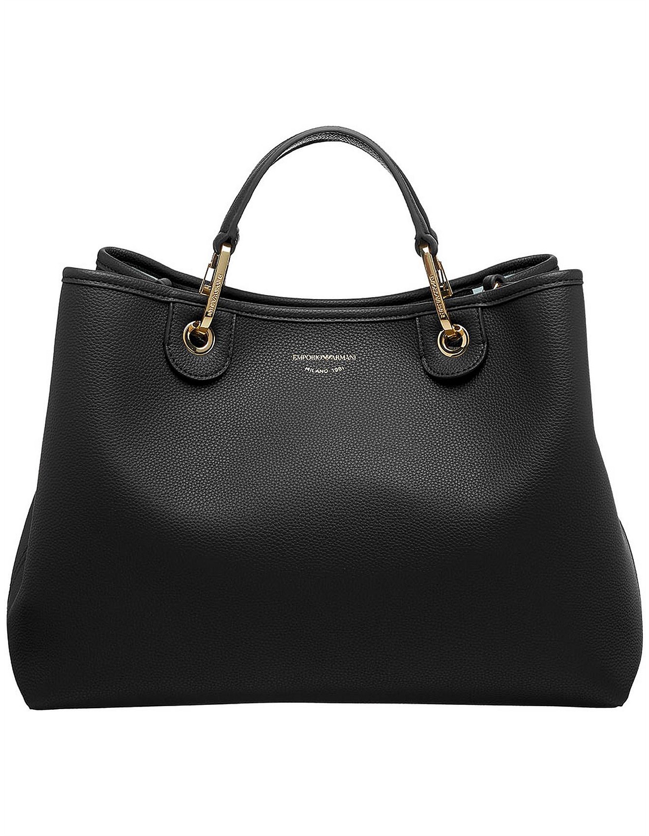 Emporio Armani Women's Shopping Bag With Monogram Strap | David Jones