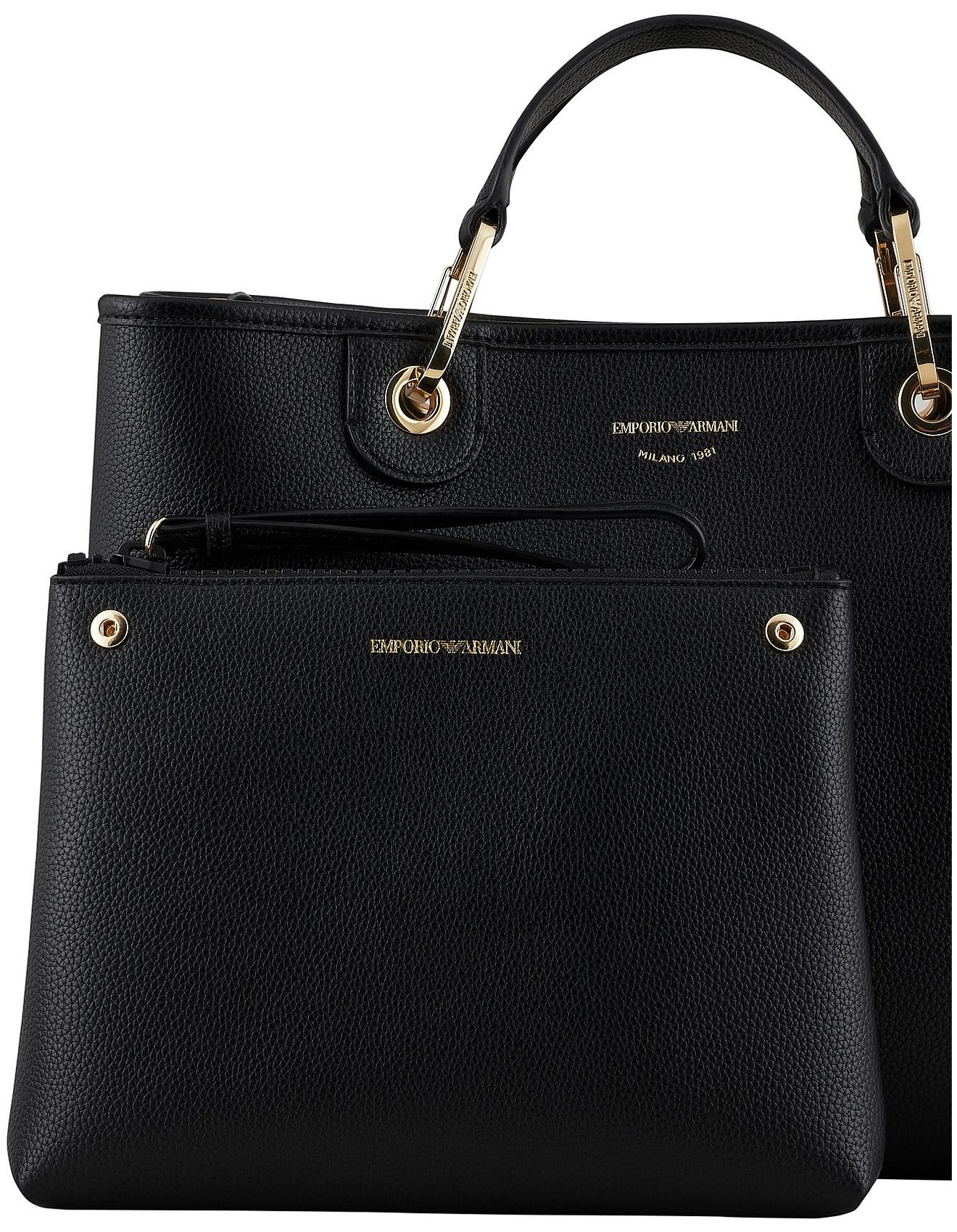 Emporio Armani Women's Shopping Bag With Monogram Strap | David Jones