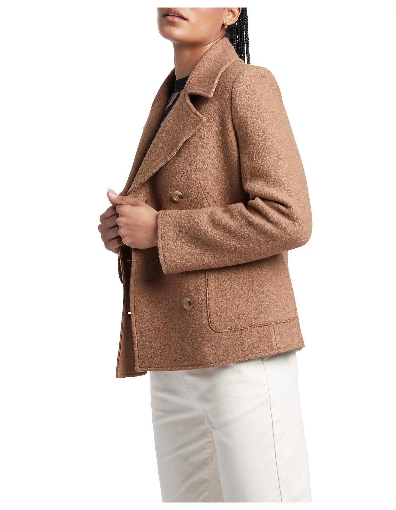 Marcs Women Beatrice Boucle Coat David Jones