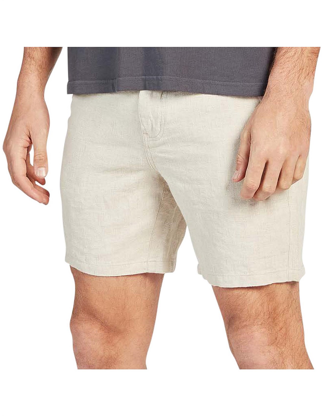 Academy Brand Marco Linen Short David Jones