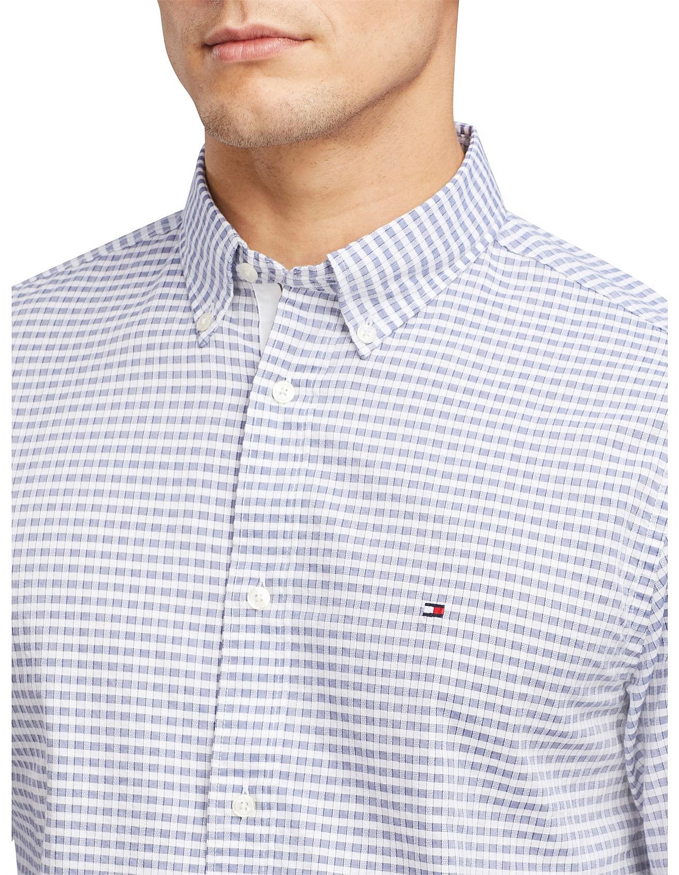 Tommy Hilfiger Tommy Hilfiger Dobby Gingham Shirt | David Jones