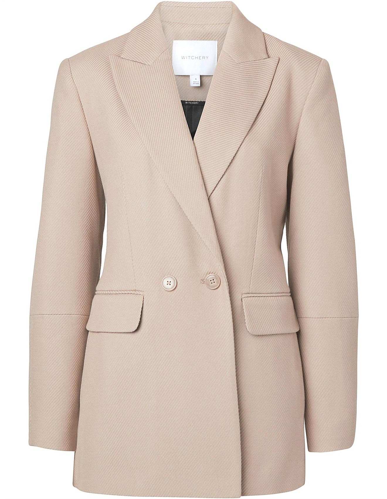 witchery double breasted blazer