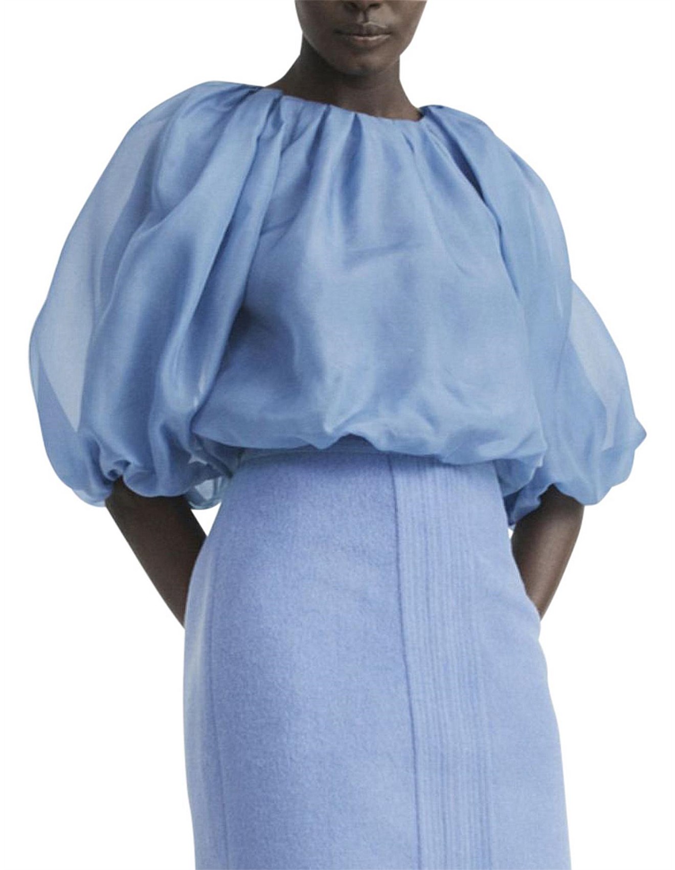 Witchery silk organza blouse Clearance