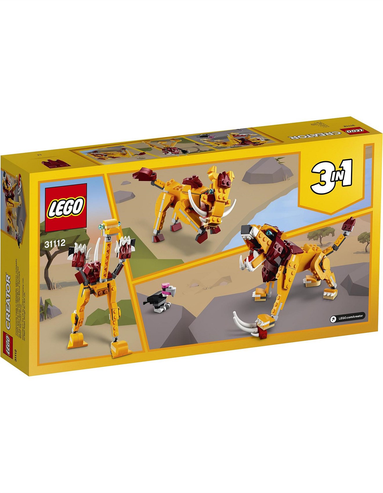 Lego Creator Wild Lion 31112 David Jones