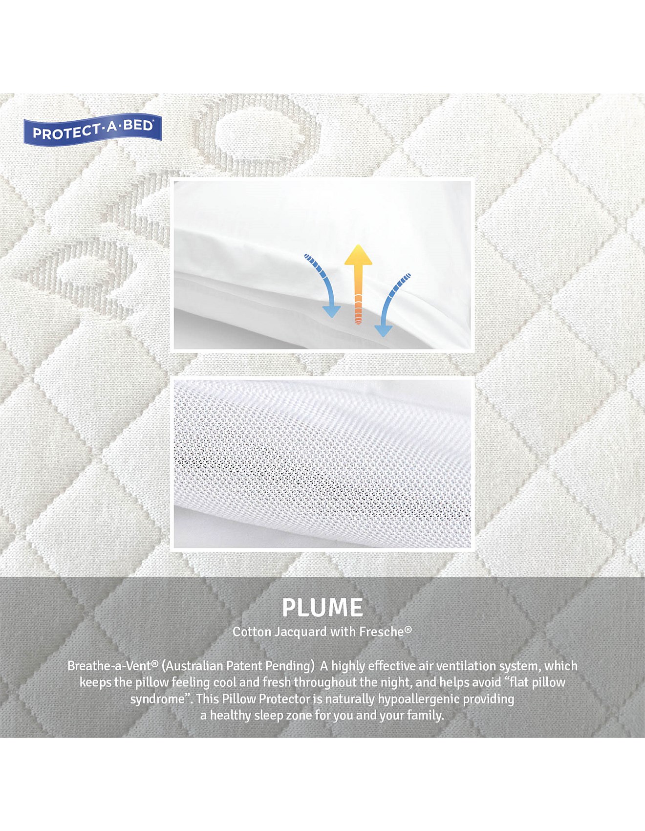 david jones pillow protector