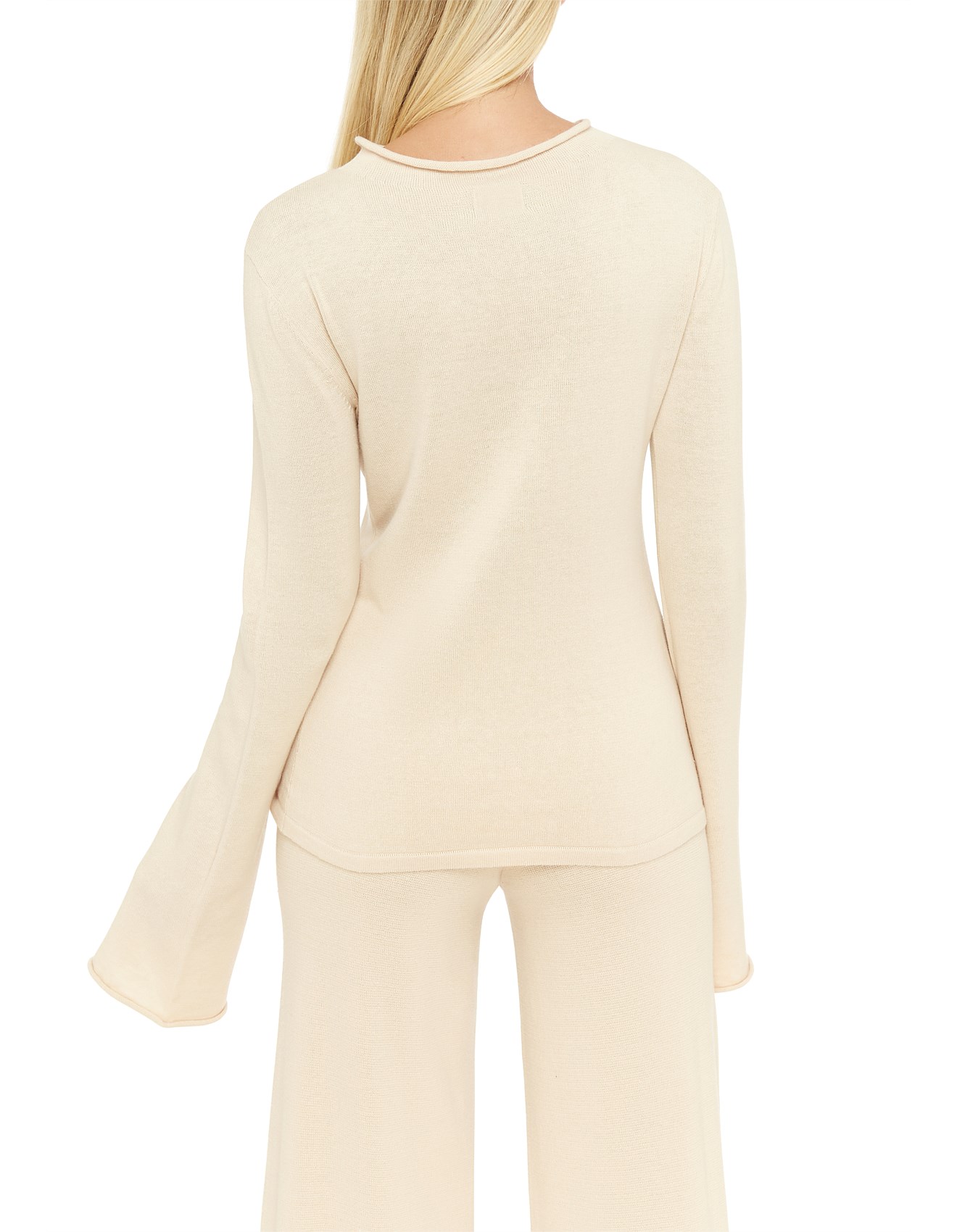 st agni mies mock neck top