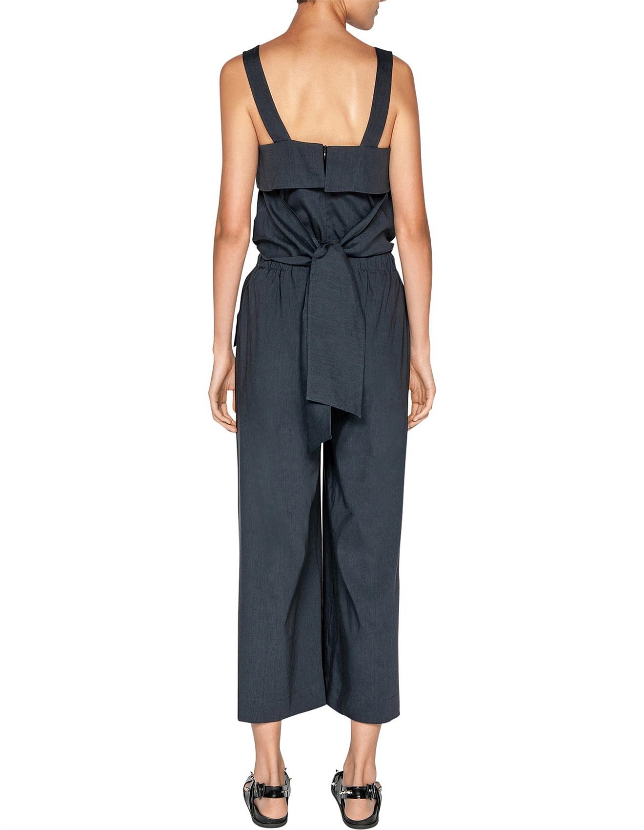 Cue Linen Tie Waist Top David Jones