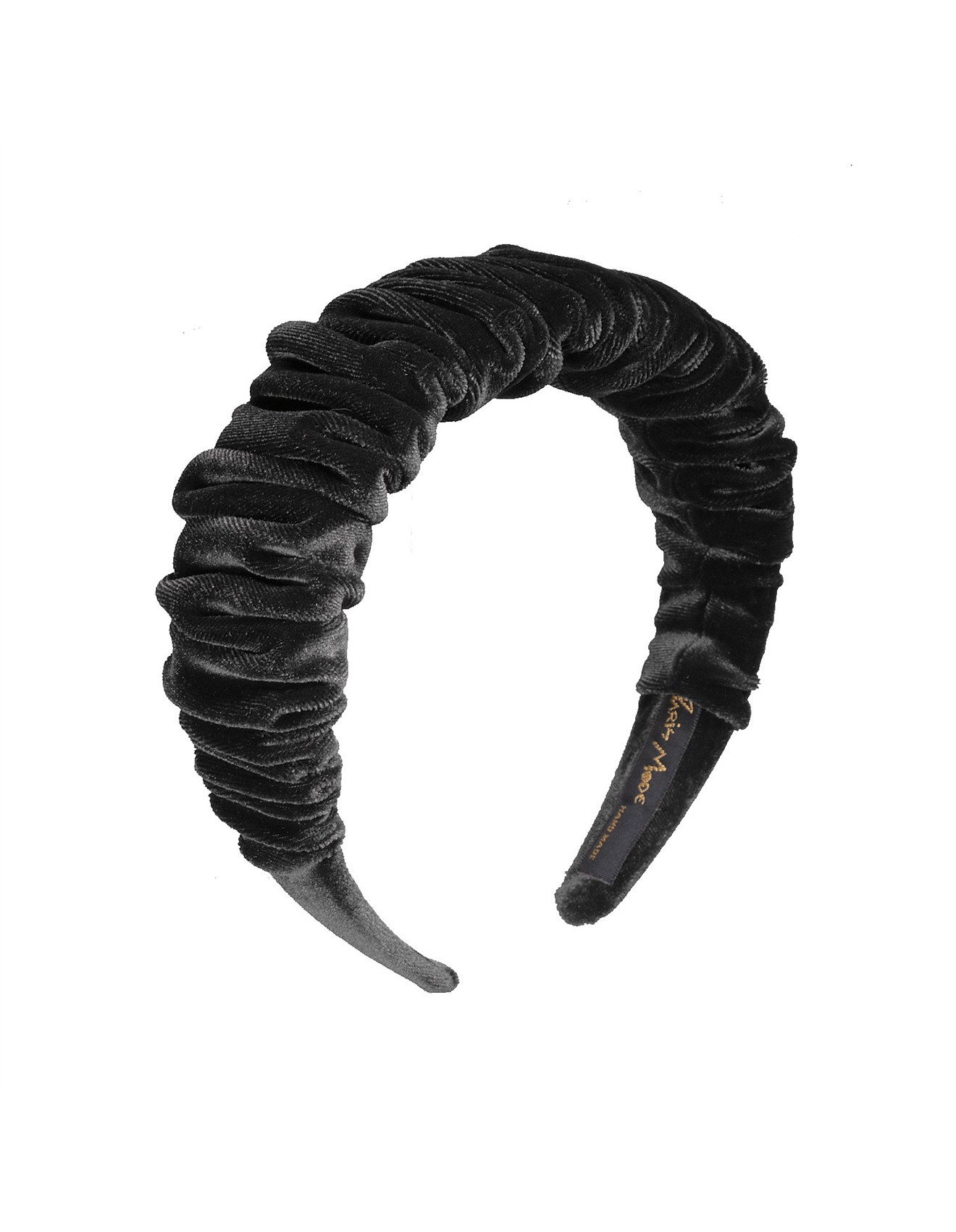 Paris Mode Alice Band 4cm Flat Crinkle Velvet David Jones