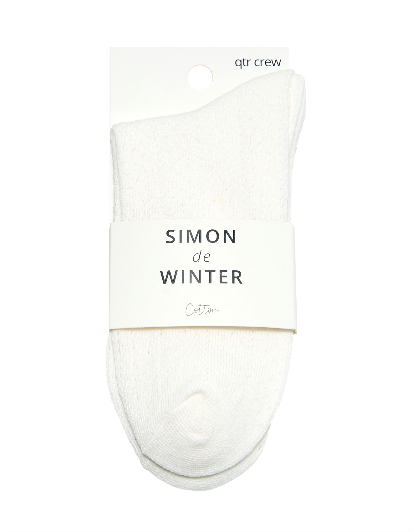 Simon De Winter Women's Pallerine Quarter Crew Sock David Jones