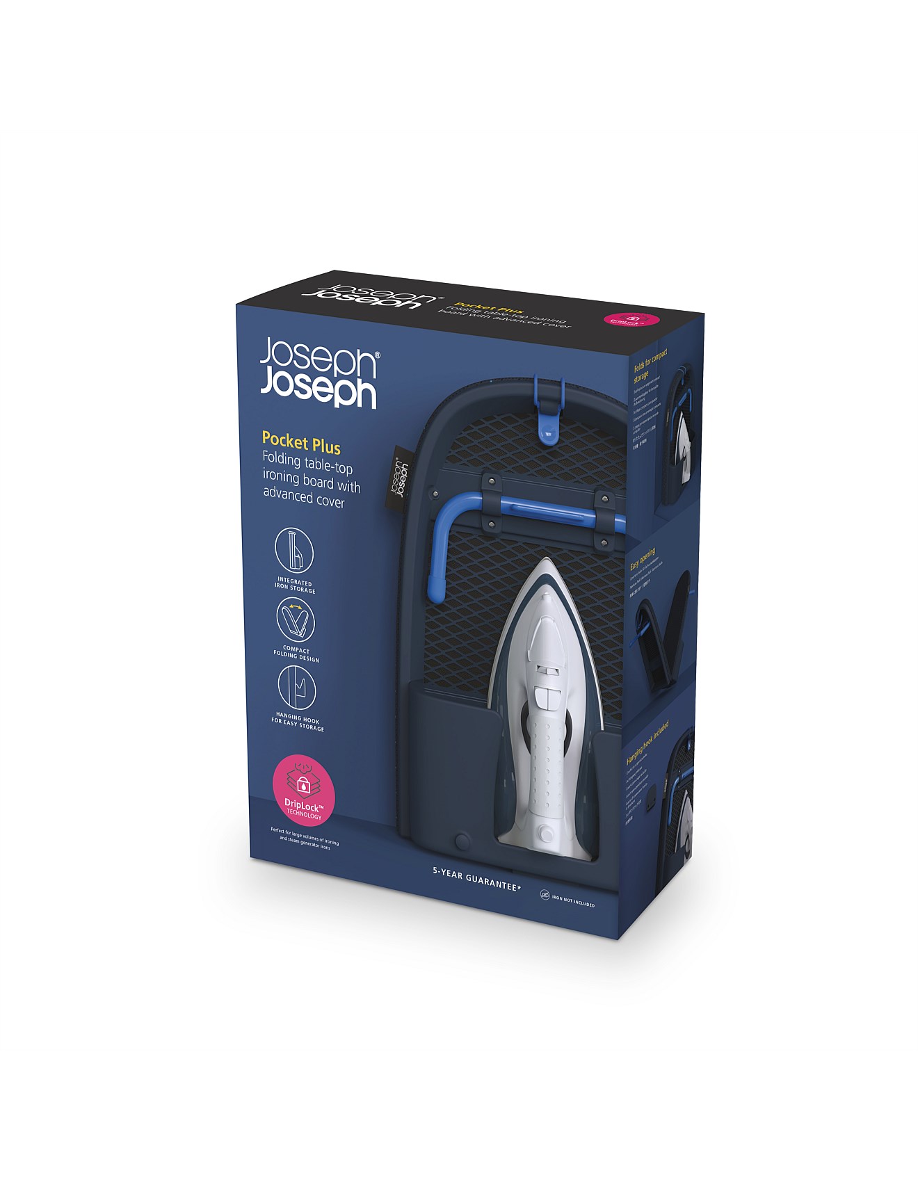 Joseph Joseph Pocket Plus Folding Table-top Ironing Board | David