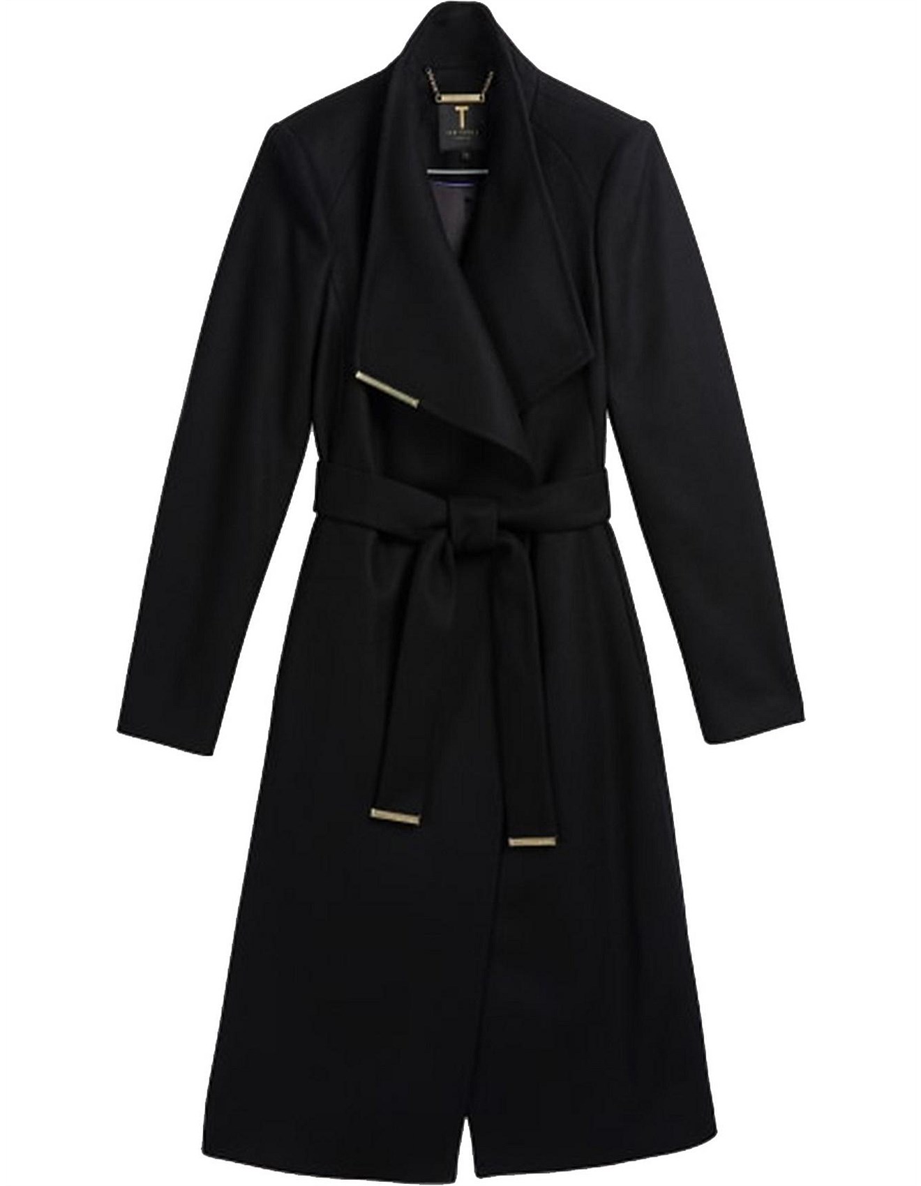 Ted Baker Rose Mid Length Wool Wrap Coat | David Jones