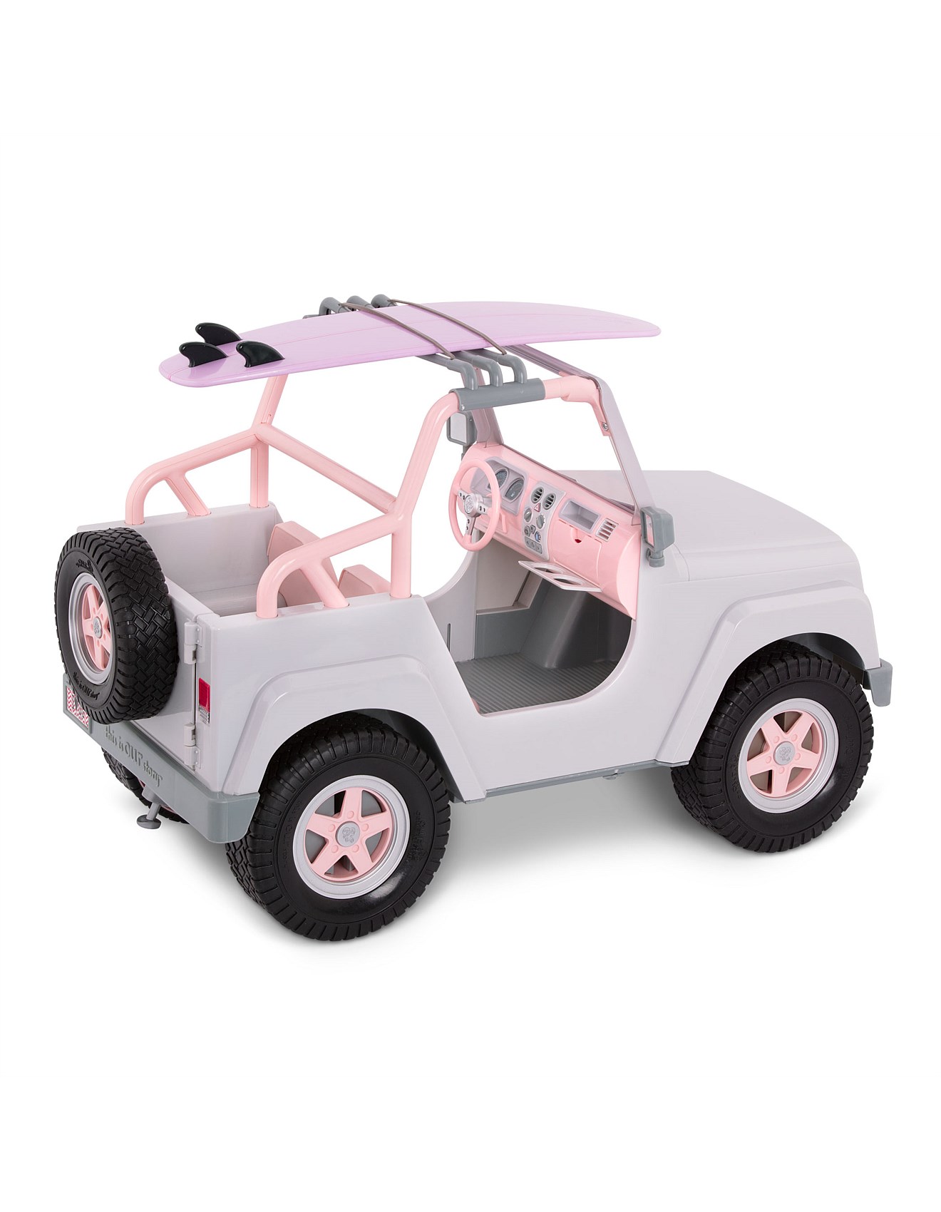 Our Generation 4x4 Car W/Electronics W/Pink Surfboard | David Jones