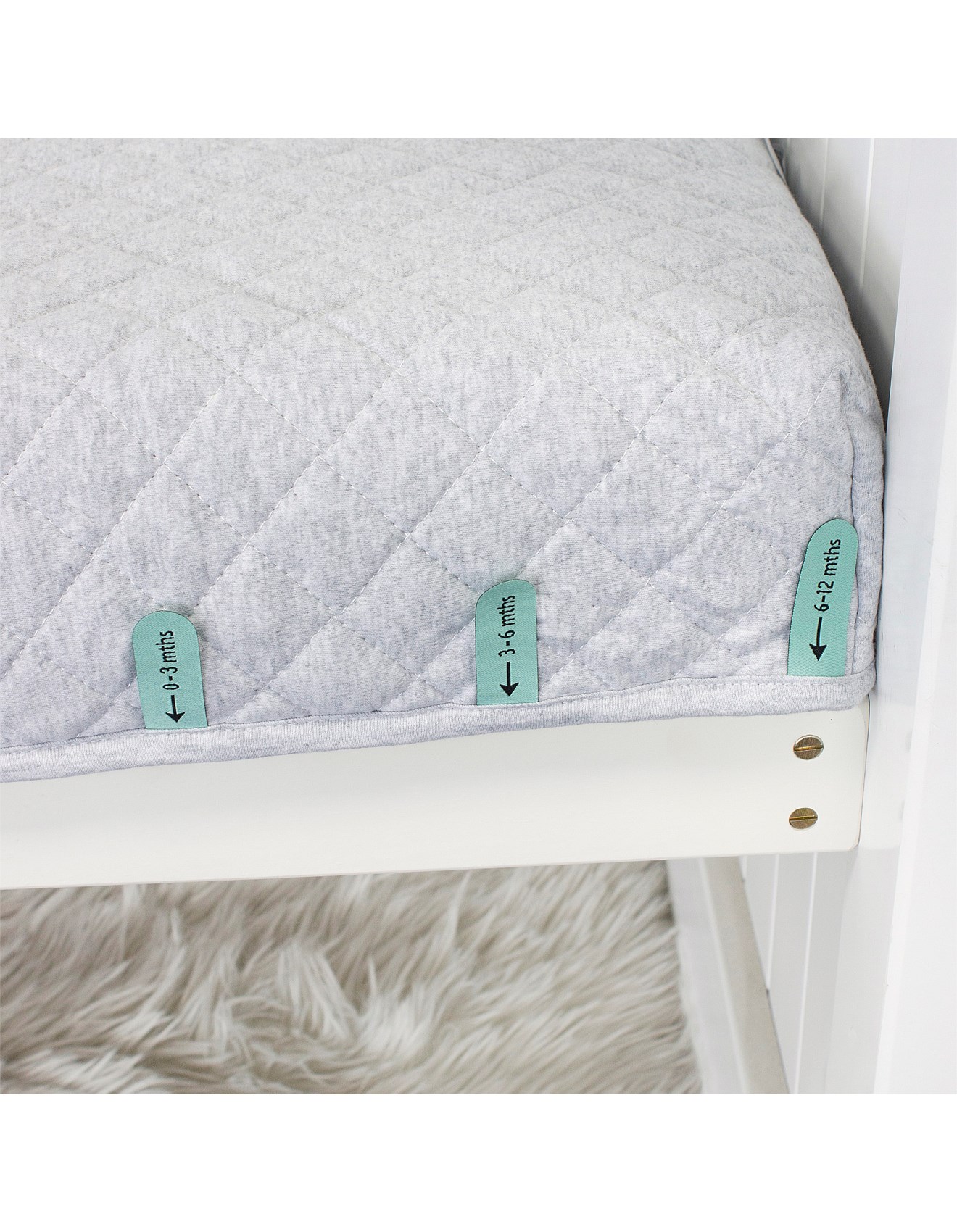 Bubba Blue Bamboo Mattress Protector Cradle Bubba Blue Waterproof - Main Image