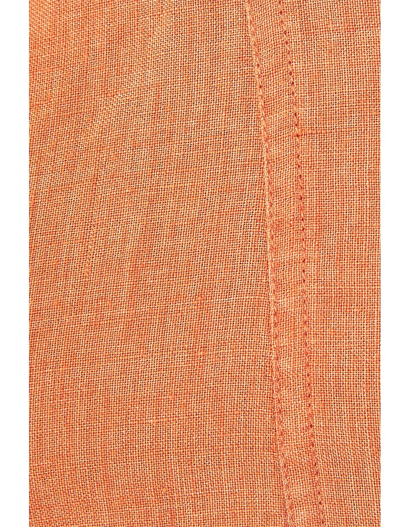 Trenery Linen Delave Vent Top David Jones