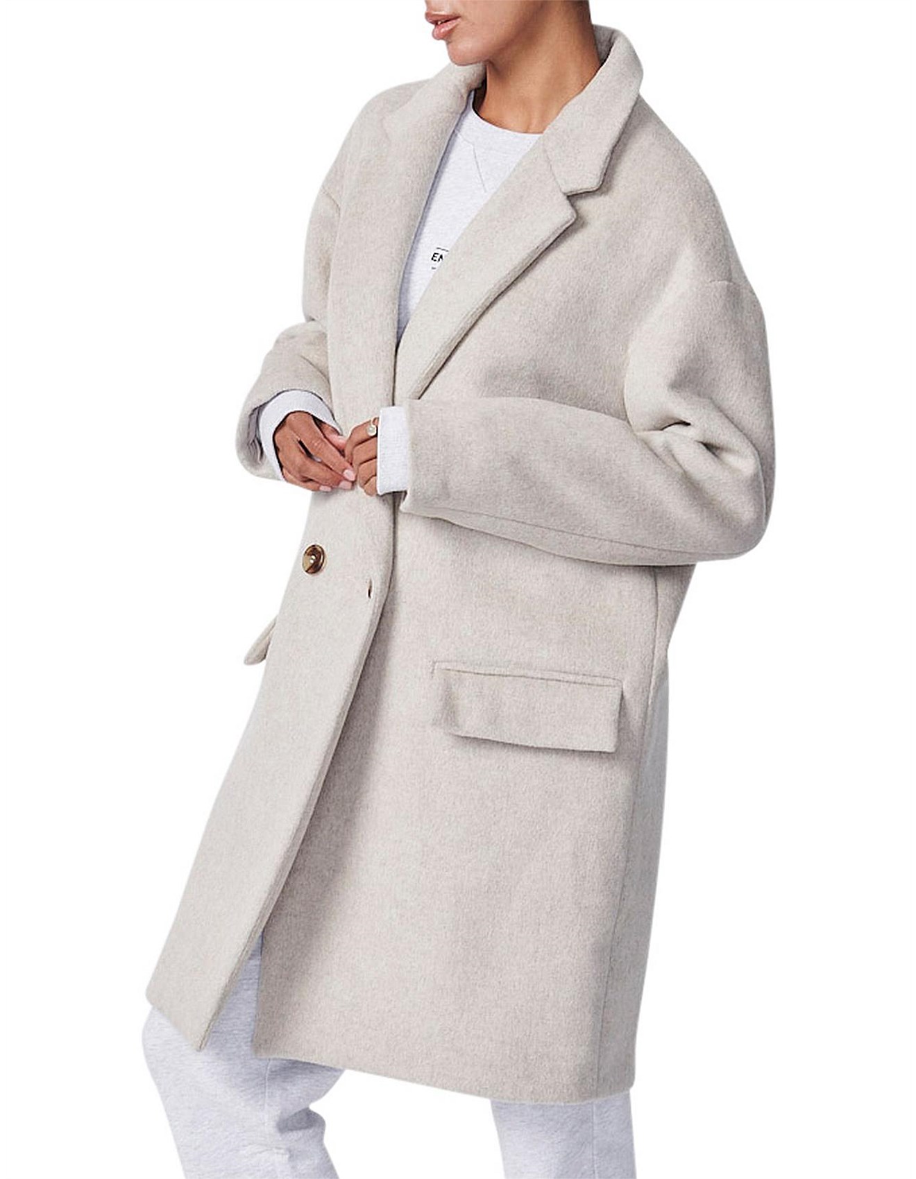 david jones wool coat