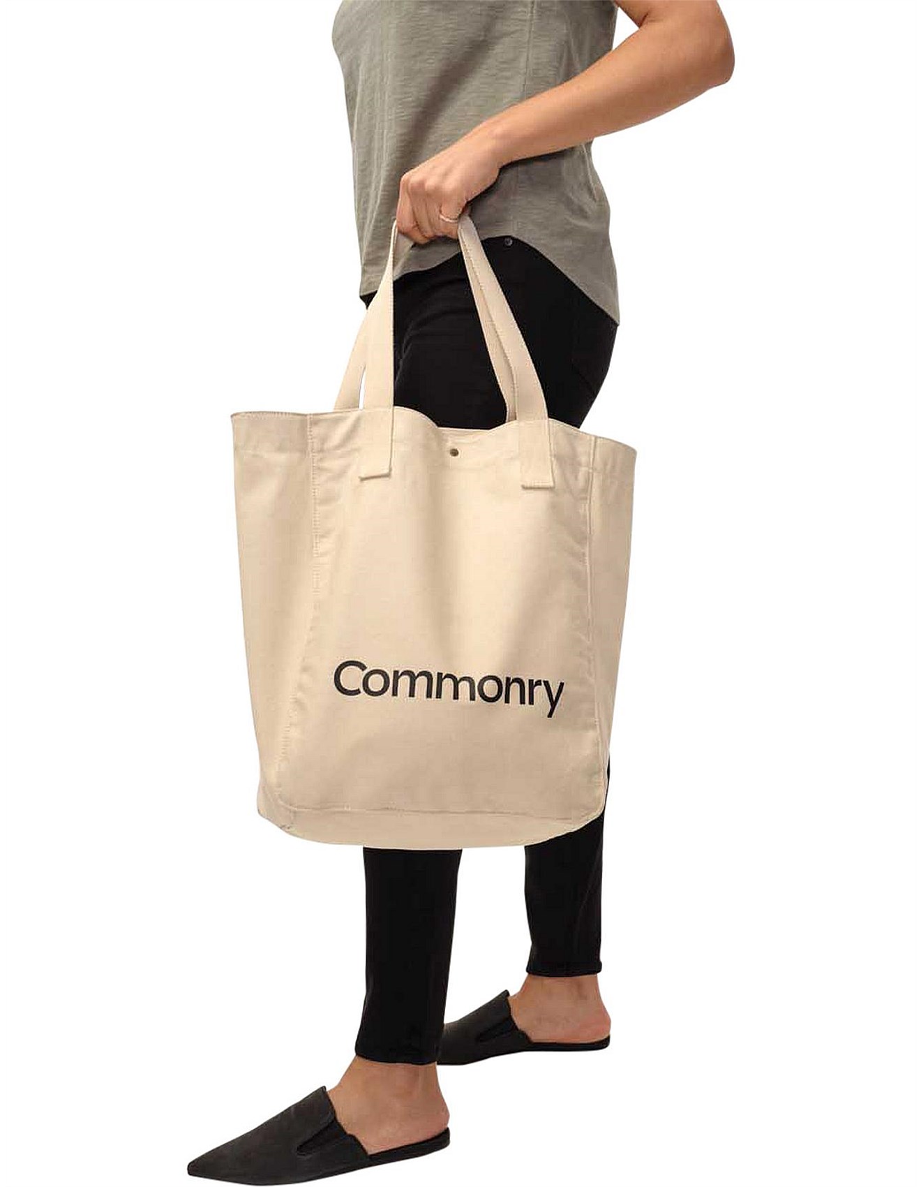 Women's Clothing David Jones CANVAS TOTE BAG