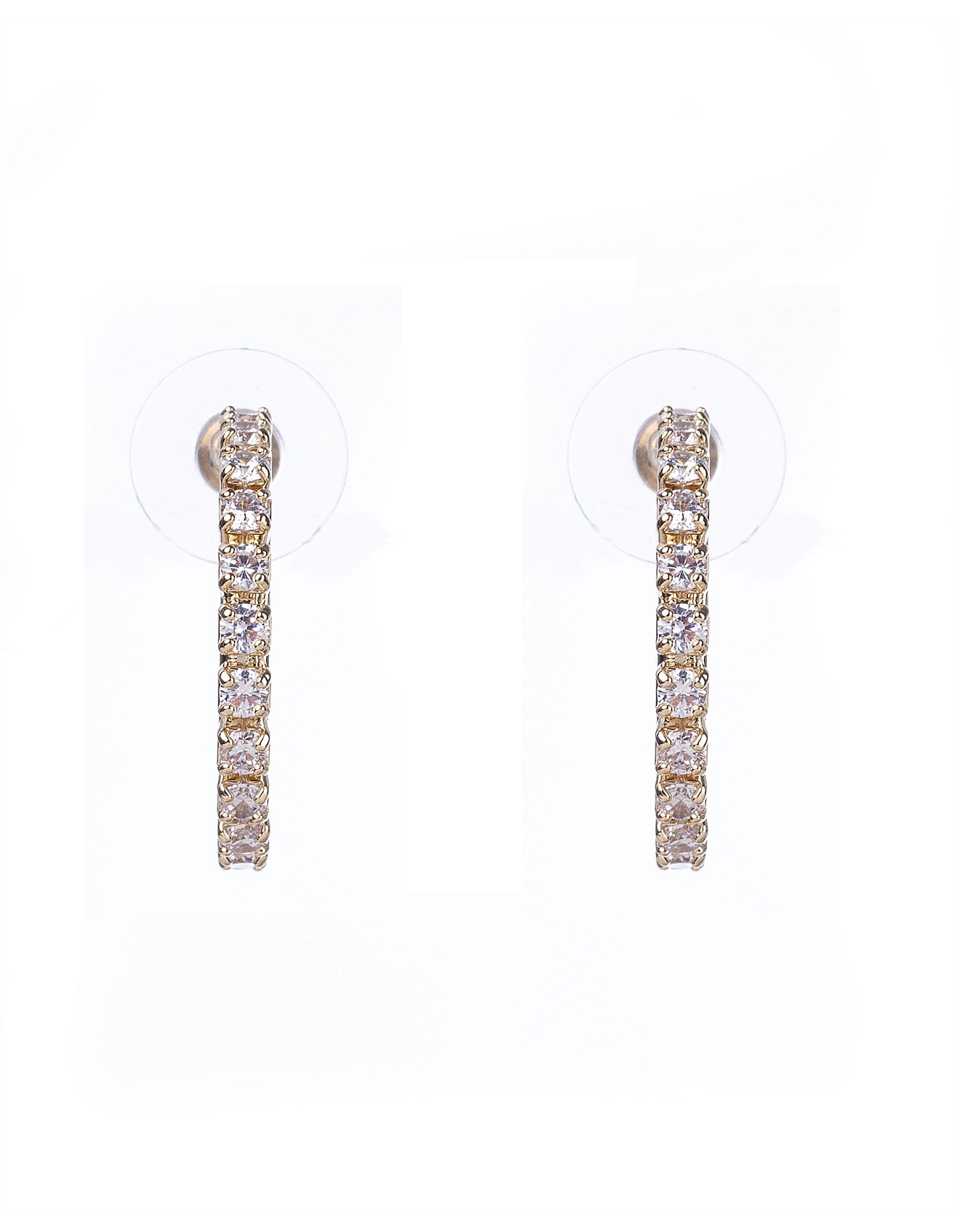 Gregory Ladner Cz Hoop Earring David Jones